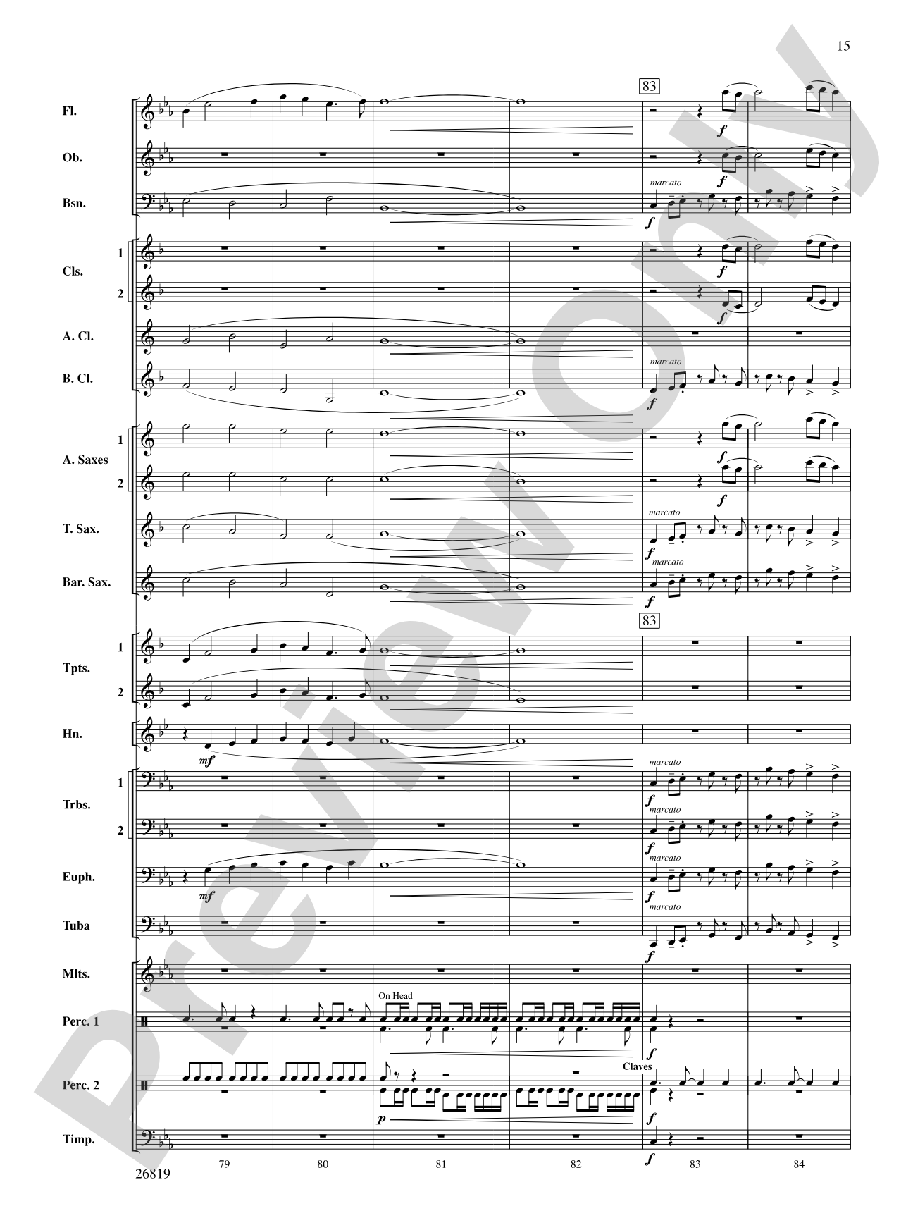Algorhythms: Concert Band Conductor Score & Parts