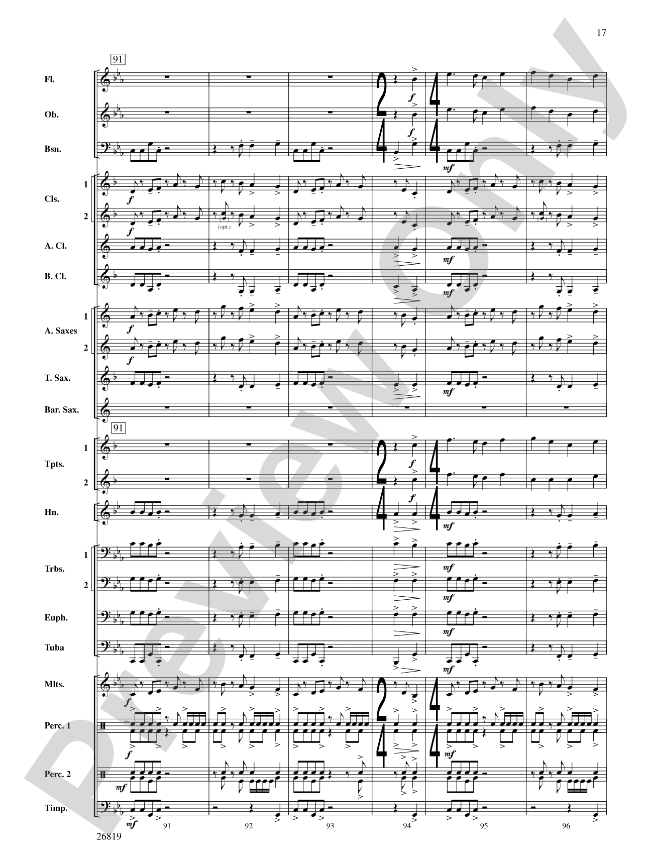 Algorhythms: Concert Band Conductor Score & Parts