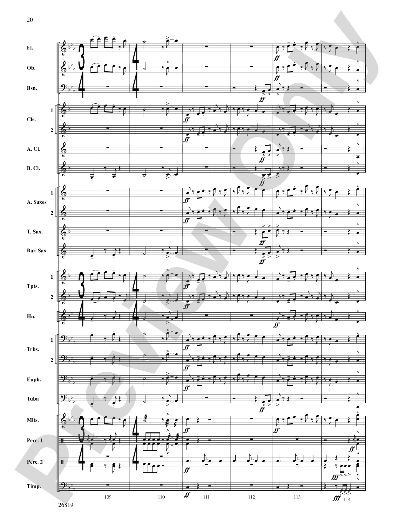Algorhythms: Concert Band Conductor Score & Parts