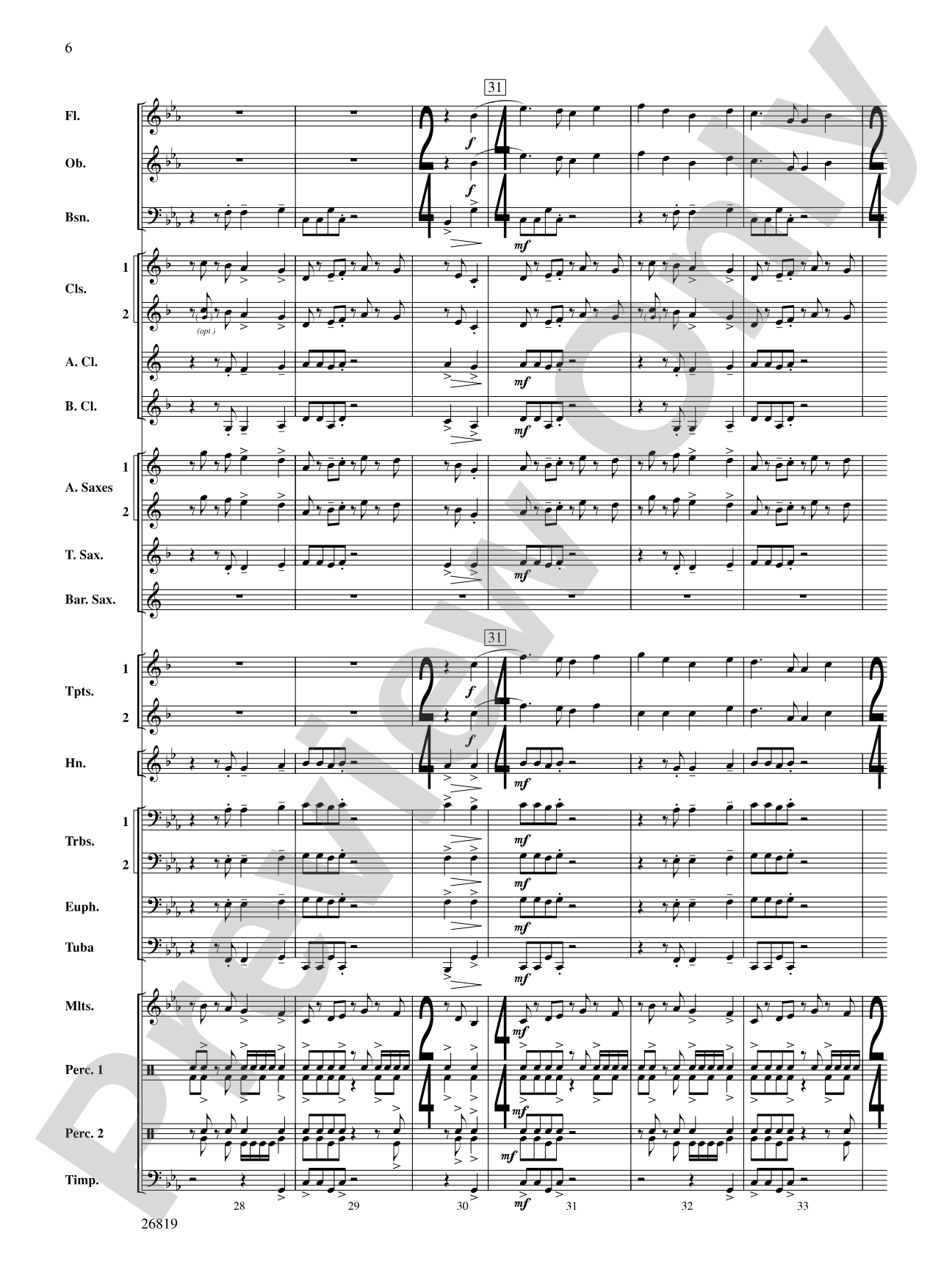 Algorhythms: Concert Band Conductor Score & Parts