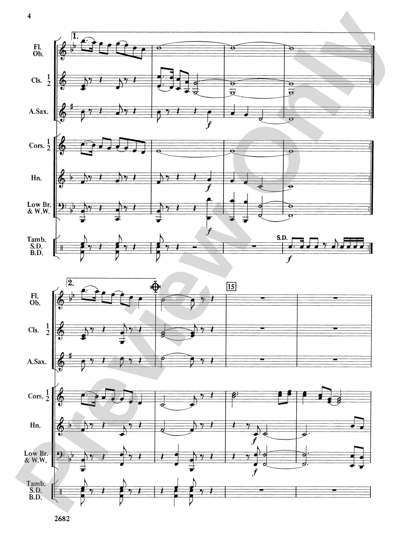 Chesapeake Overture: Concert Band Conductor Score & Parts
