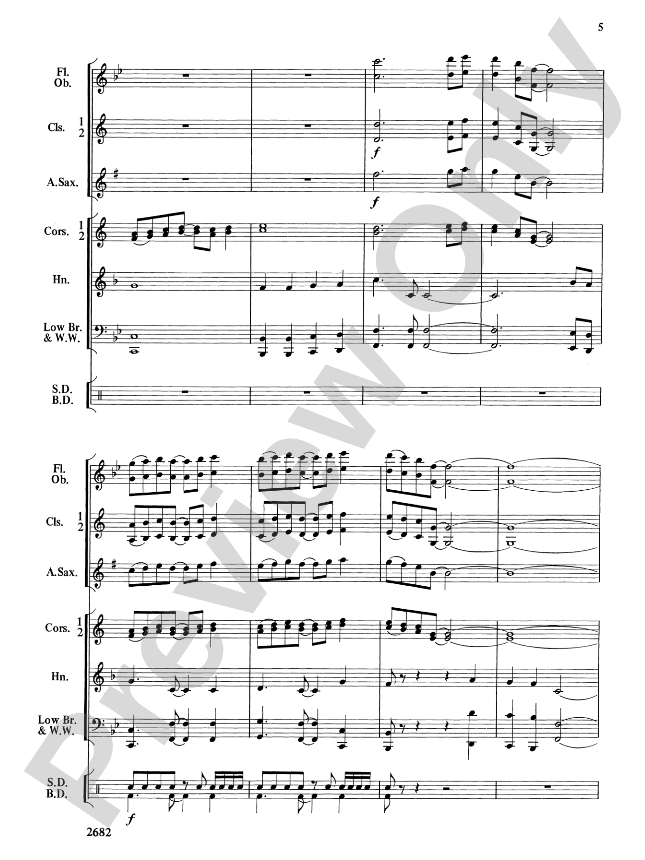 Chesapeake Overture: Concert Band Conductor Score & Parts