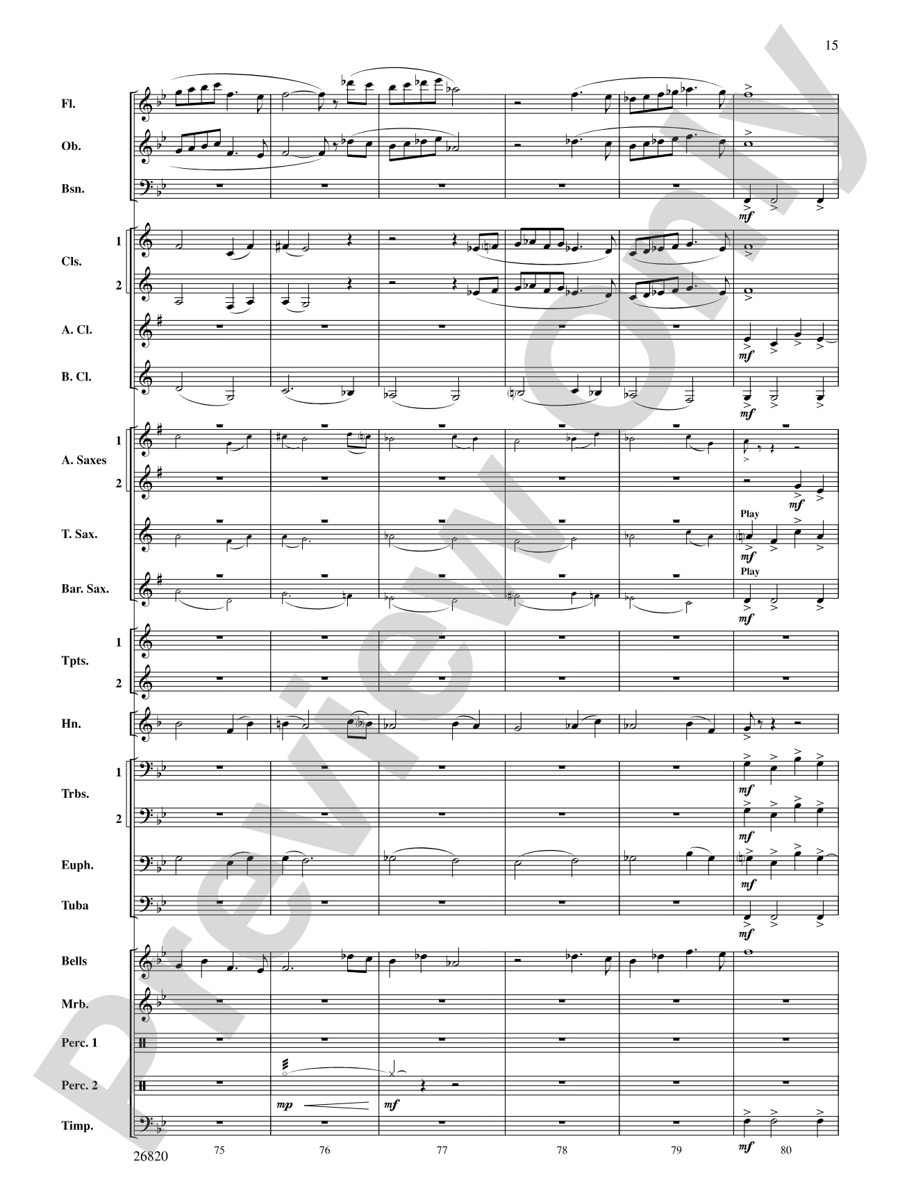 Reflection and Celebration: Concert Band Conductor Score & Parts