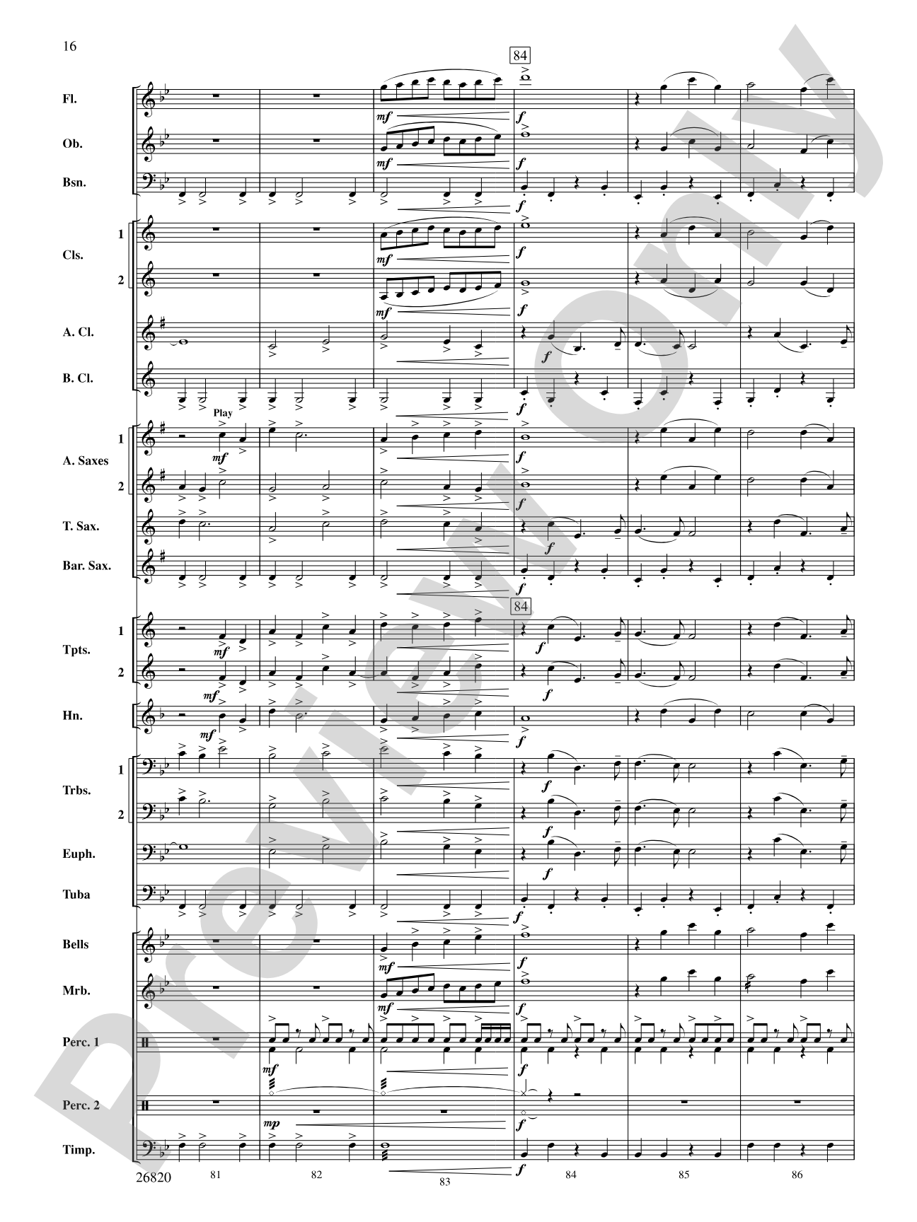 Reflection and Celebration: Concert Band Conductor Score & Parts