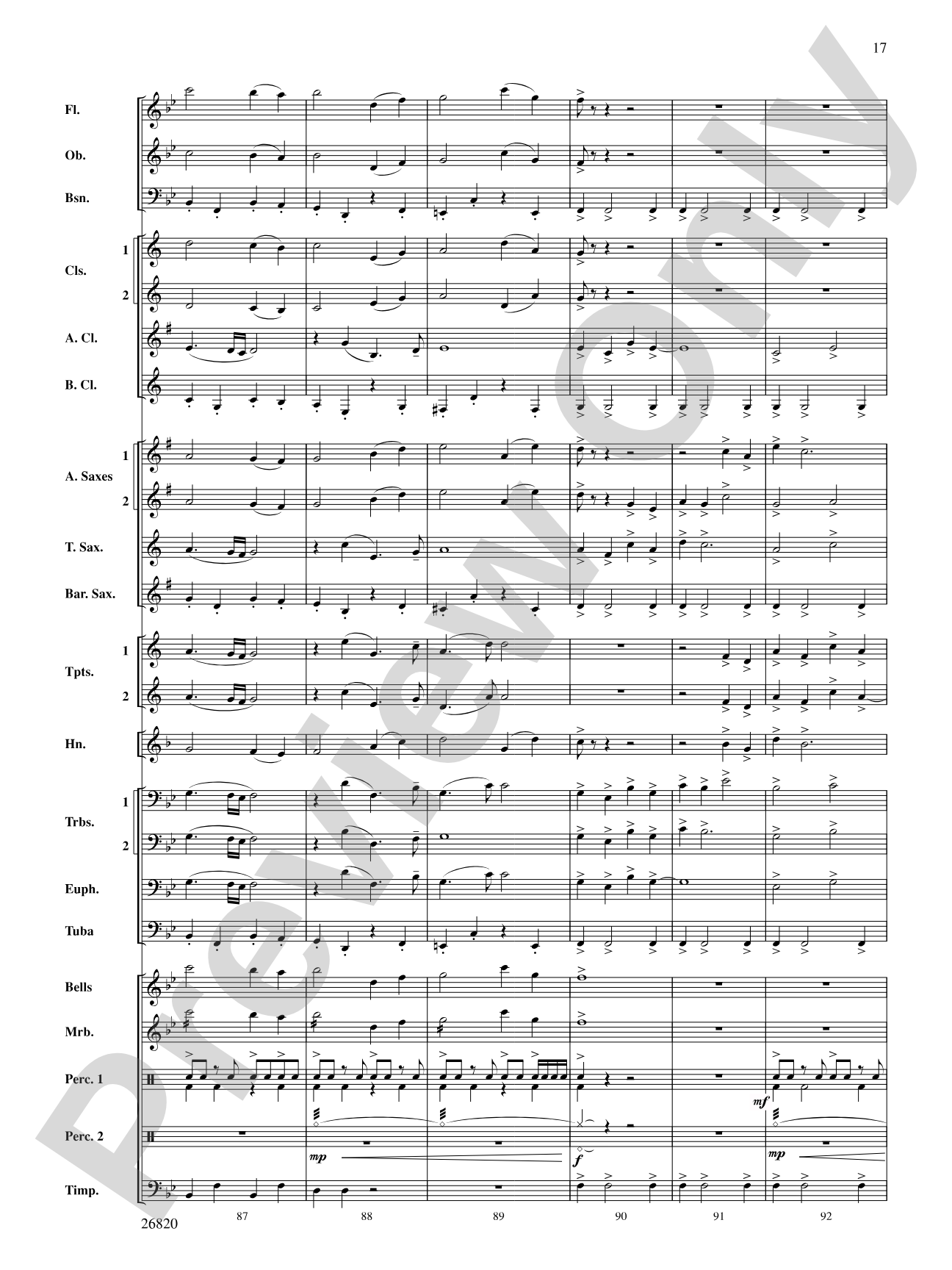Reflection and Celebration: Concert Band Conductor Score & Parts