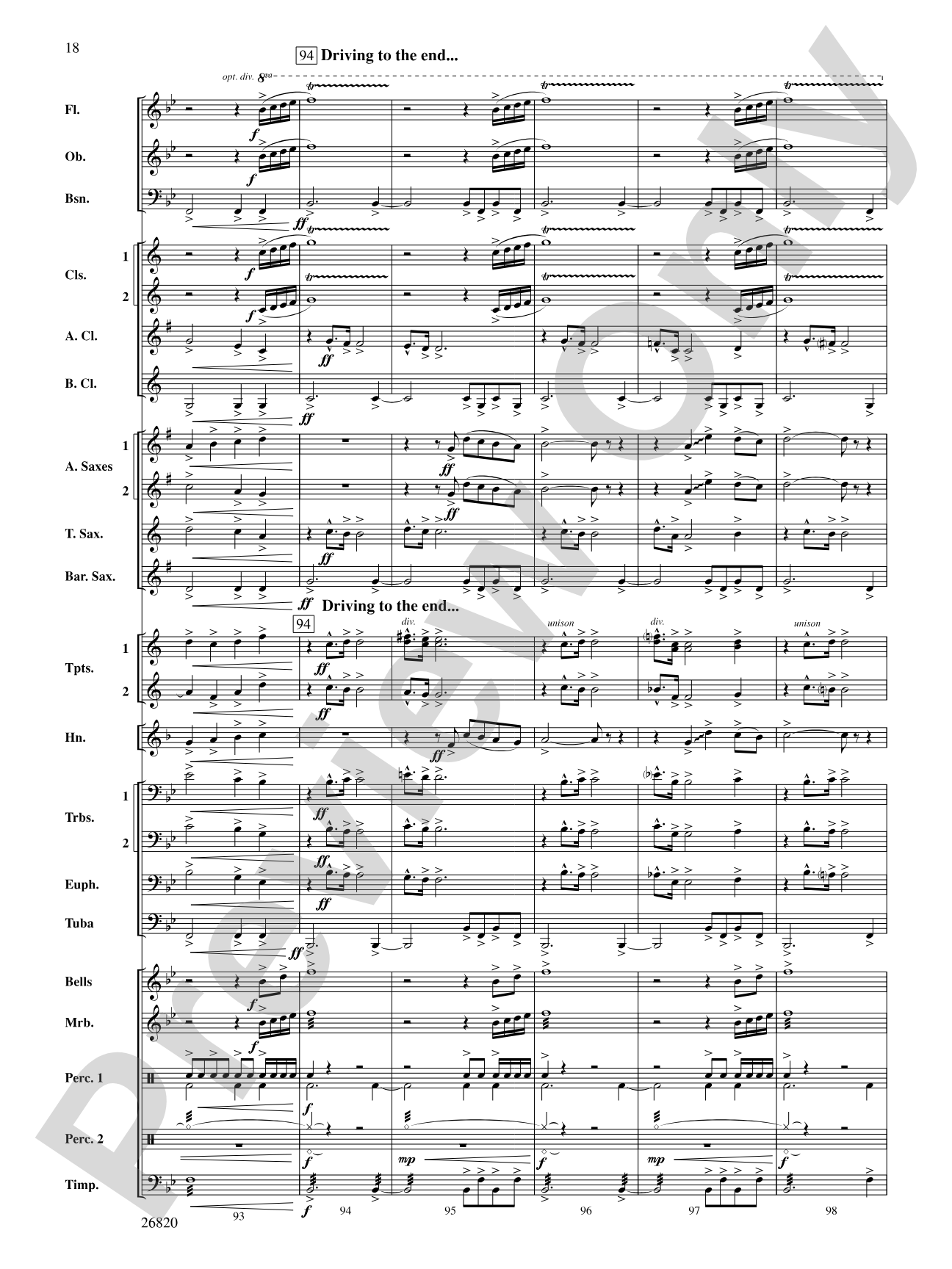 Reflection and Celebration: Concert Band Conductor Score & Parts