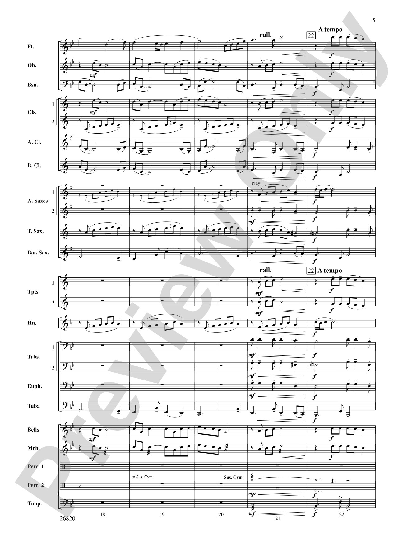 Reflection and Celebration: Concert Band Conductor Score & Parts