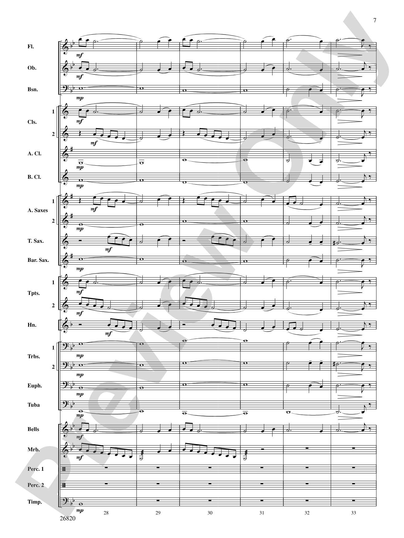 Reflection and Celebration: Concert Band Conductor Score & Parts