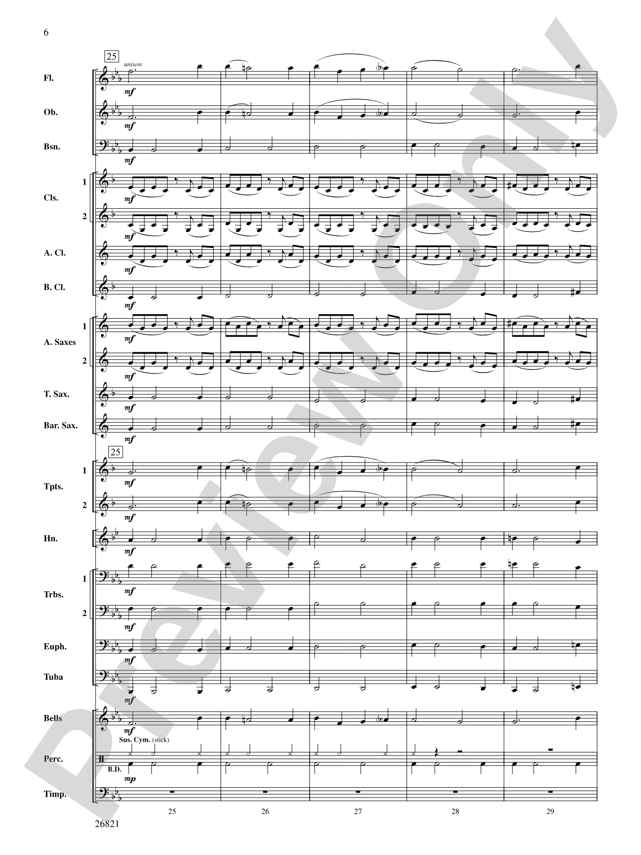 Aeolian Winds: Concert Band Conductor Score & Parts
