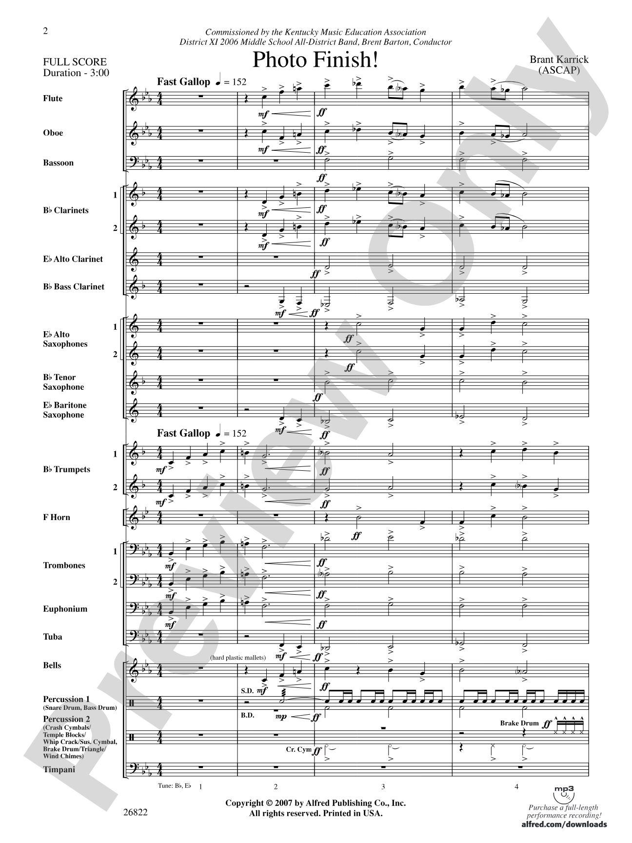 Photo Finish!: Score