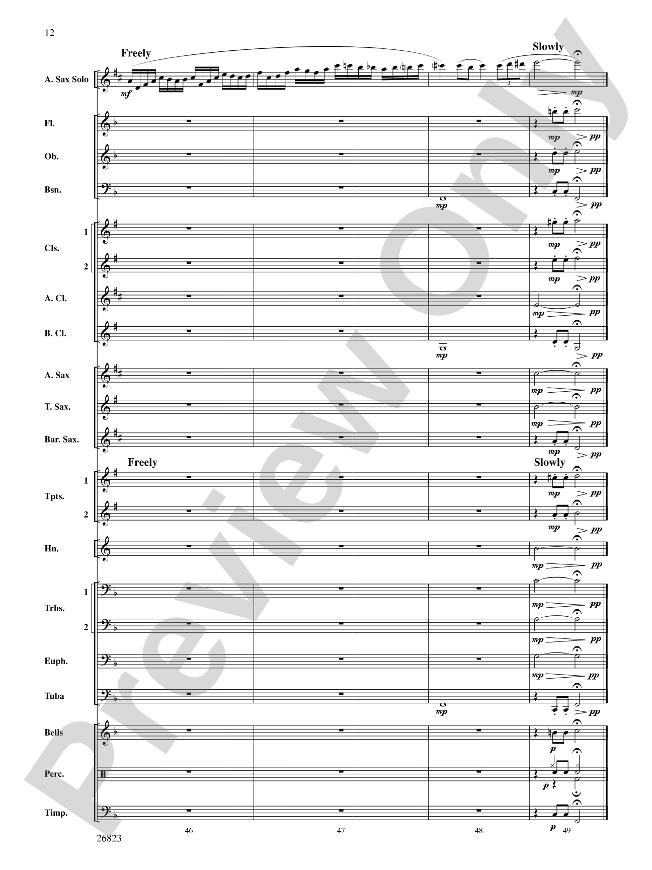 Bella Beach: Concert Band Conductor Score & Parts
