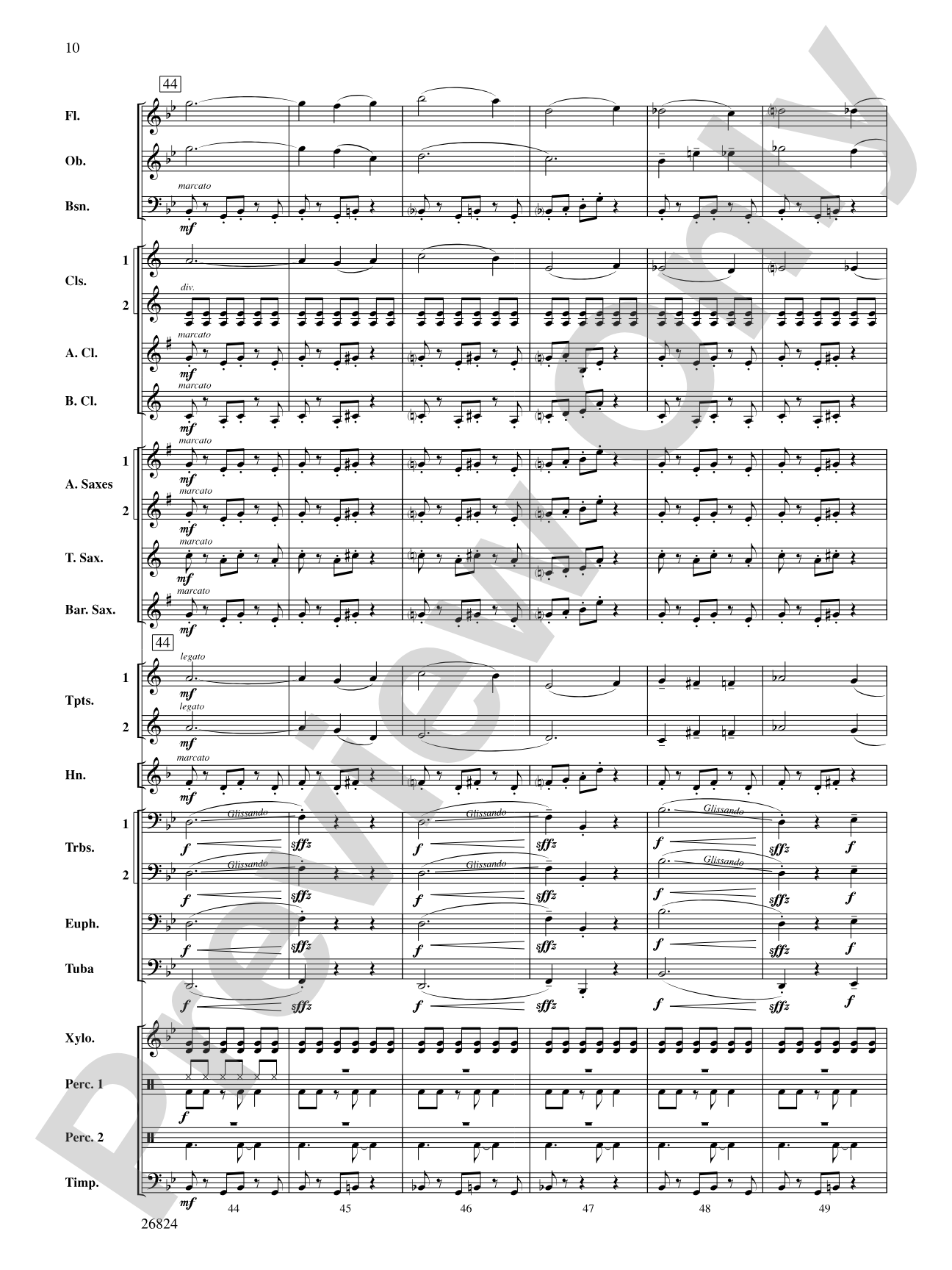 Contraption: Concert Band Conductor Score & Parts