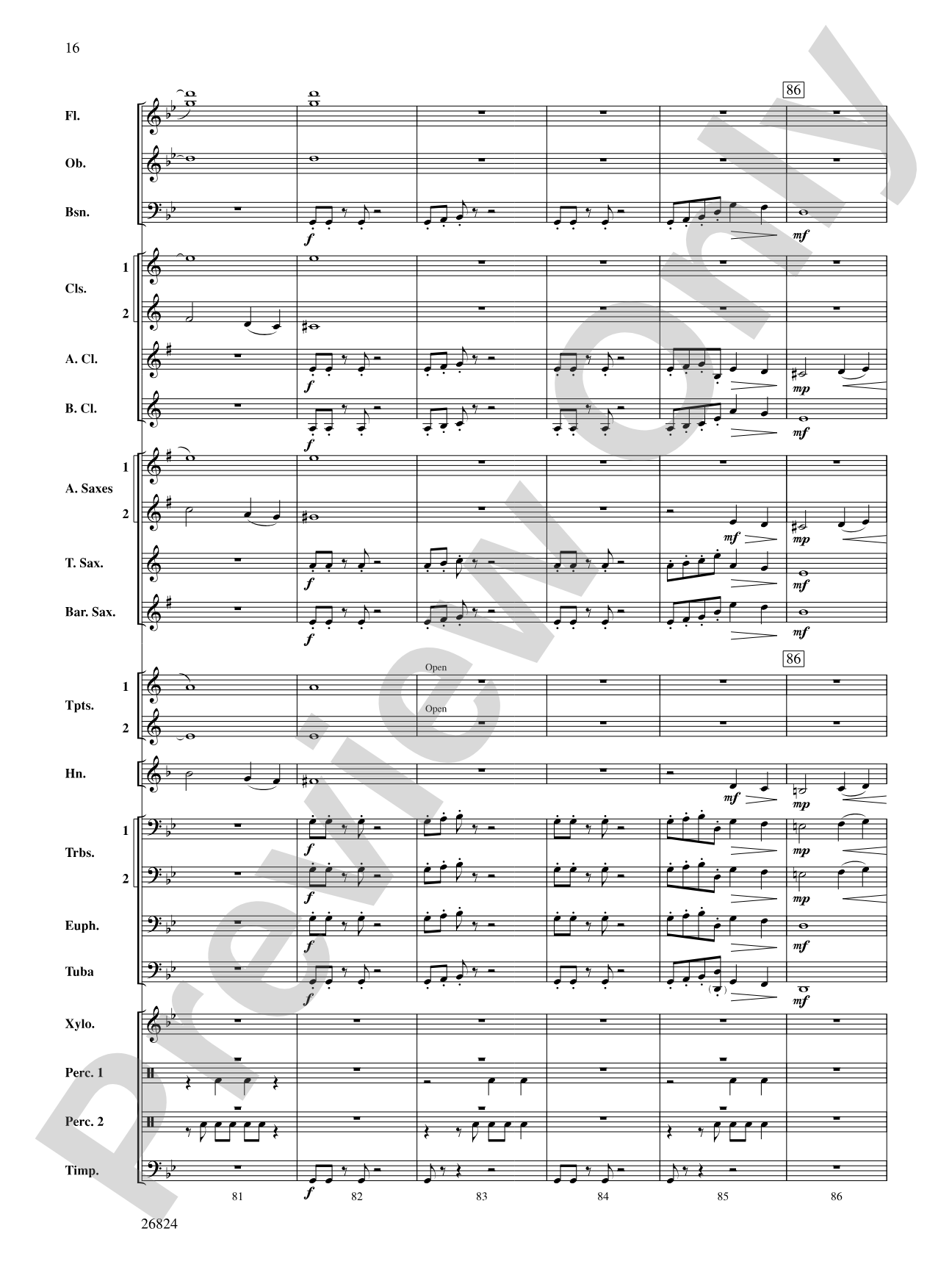 Contraption: Concert Band Conductor Score & Parts