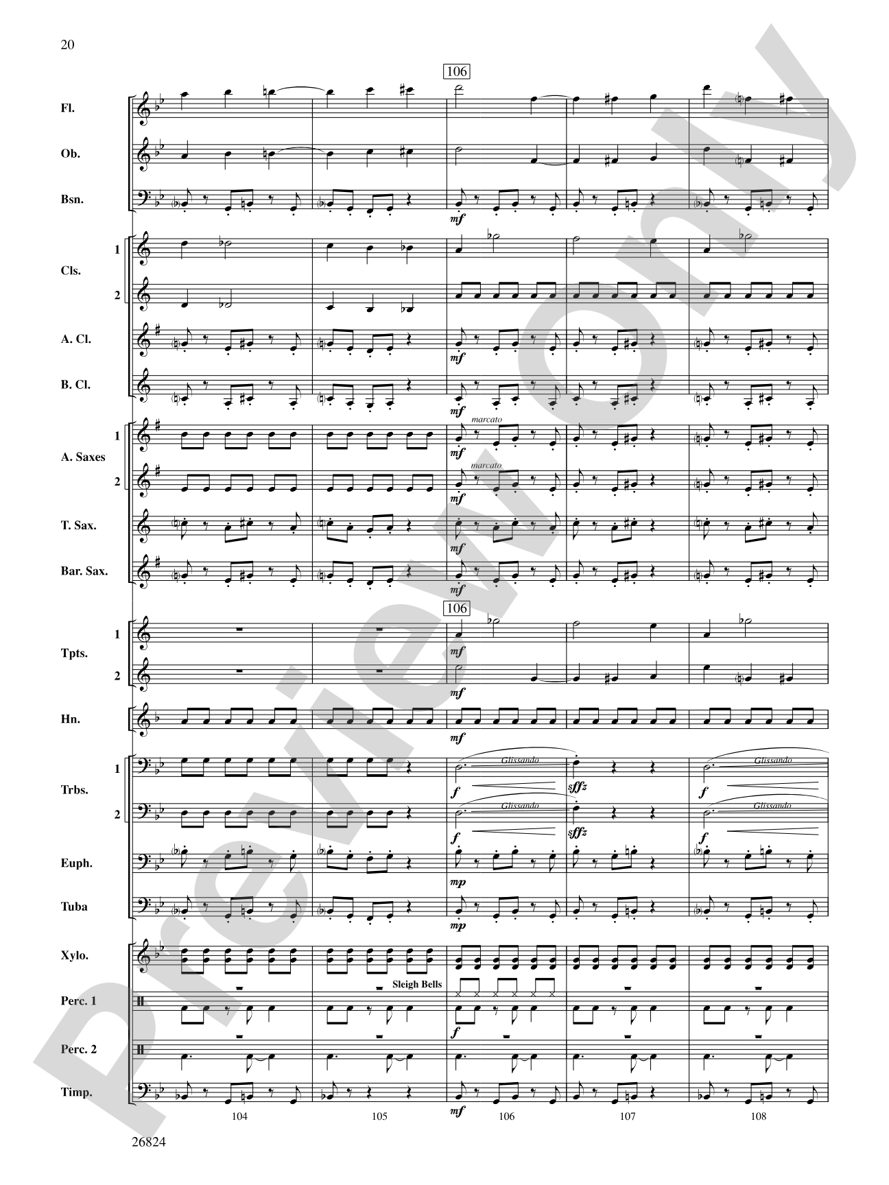 Contraption: Concert Band Conductor Score & Parts