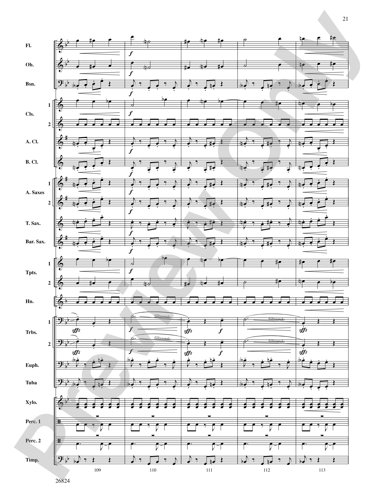 Contraption: Concert Band Conductor Score & Parts