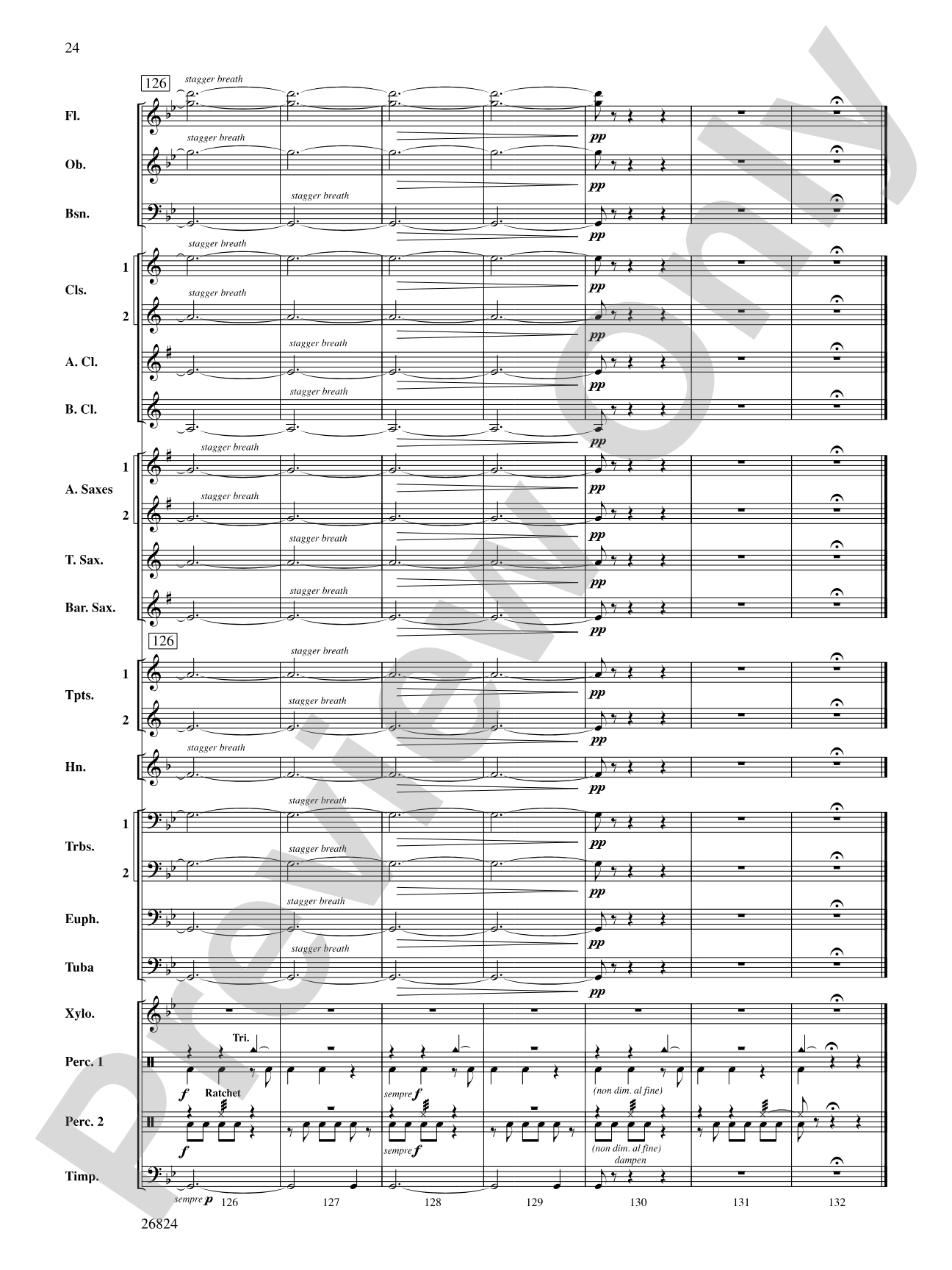 Contraption: Concert Band Conductor Score & Parts