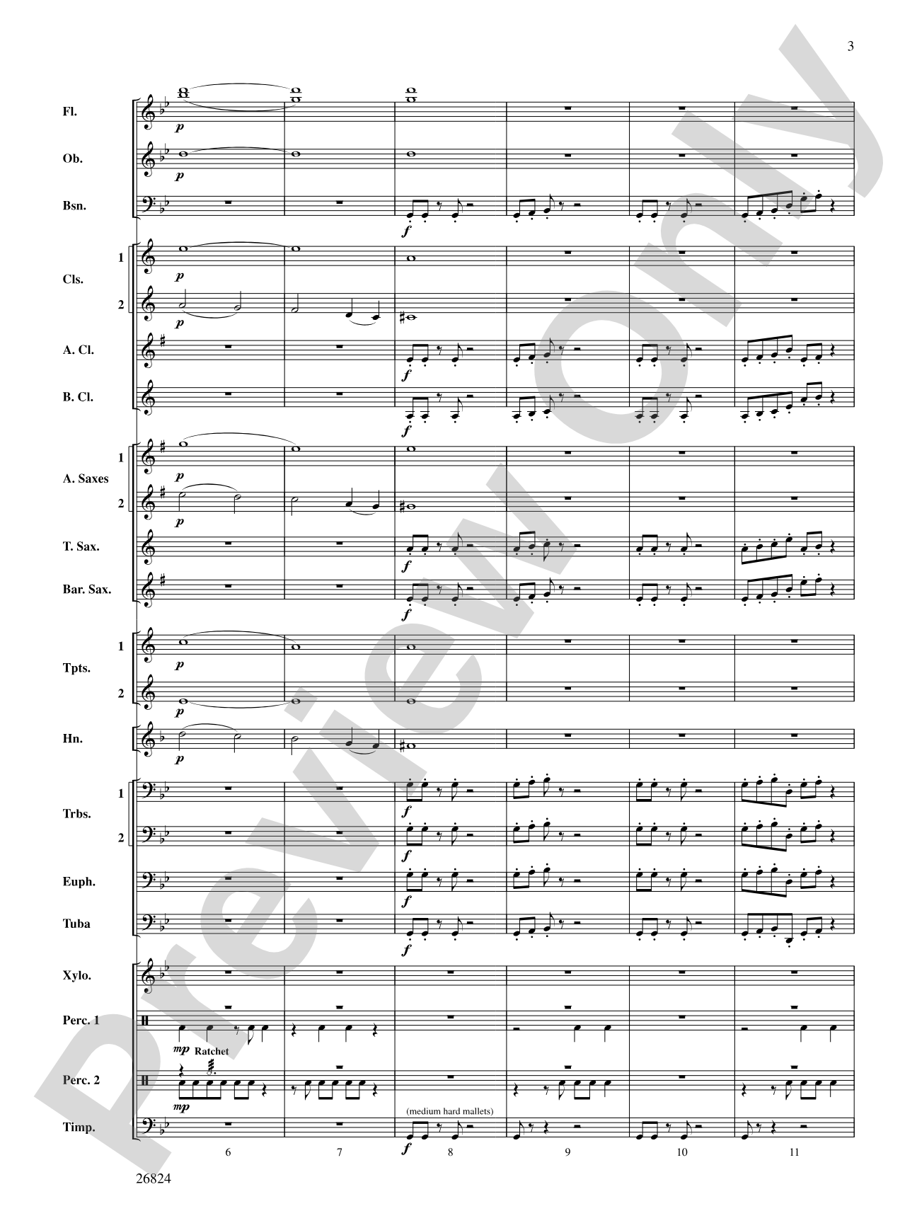 Contraption: Concert Band Conductor Score & Parts
