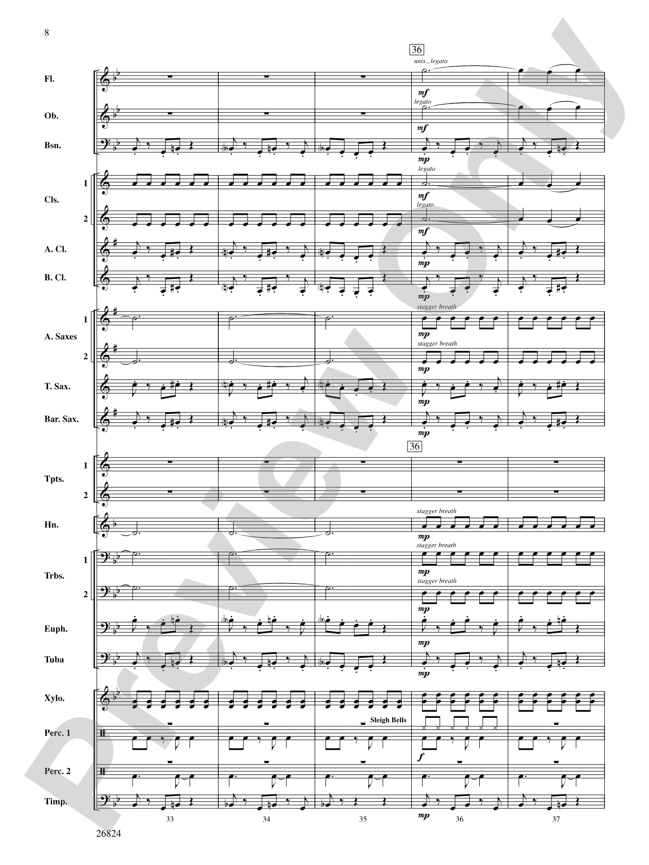 Contraption: Concert Band Conductor Score & Parts