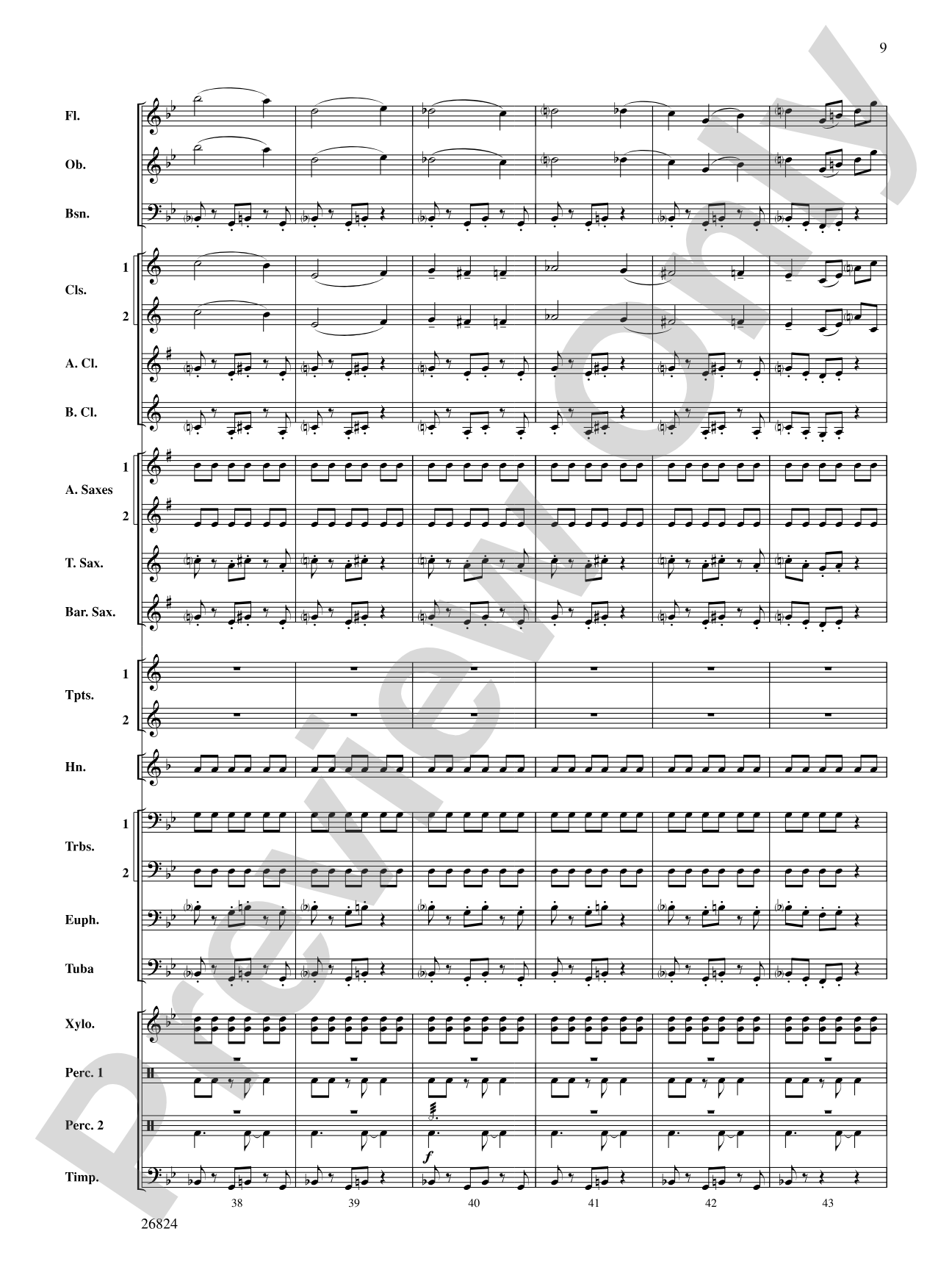 Contraption: Concert Band Conductor Score & Parts