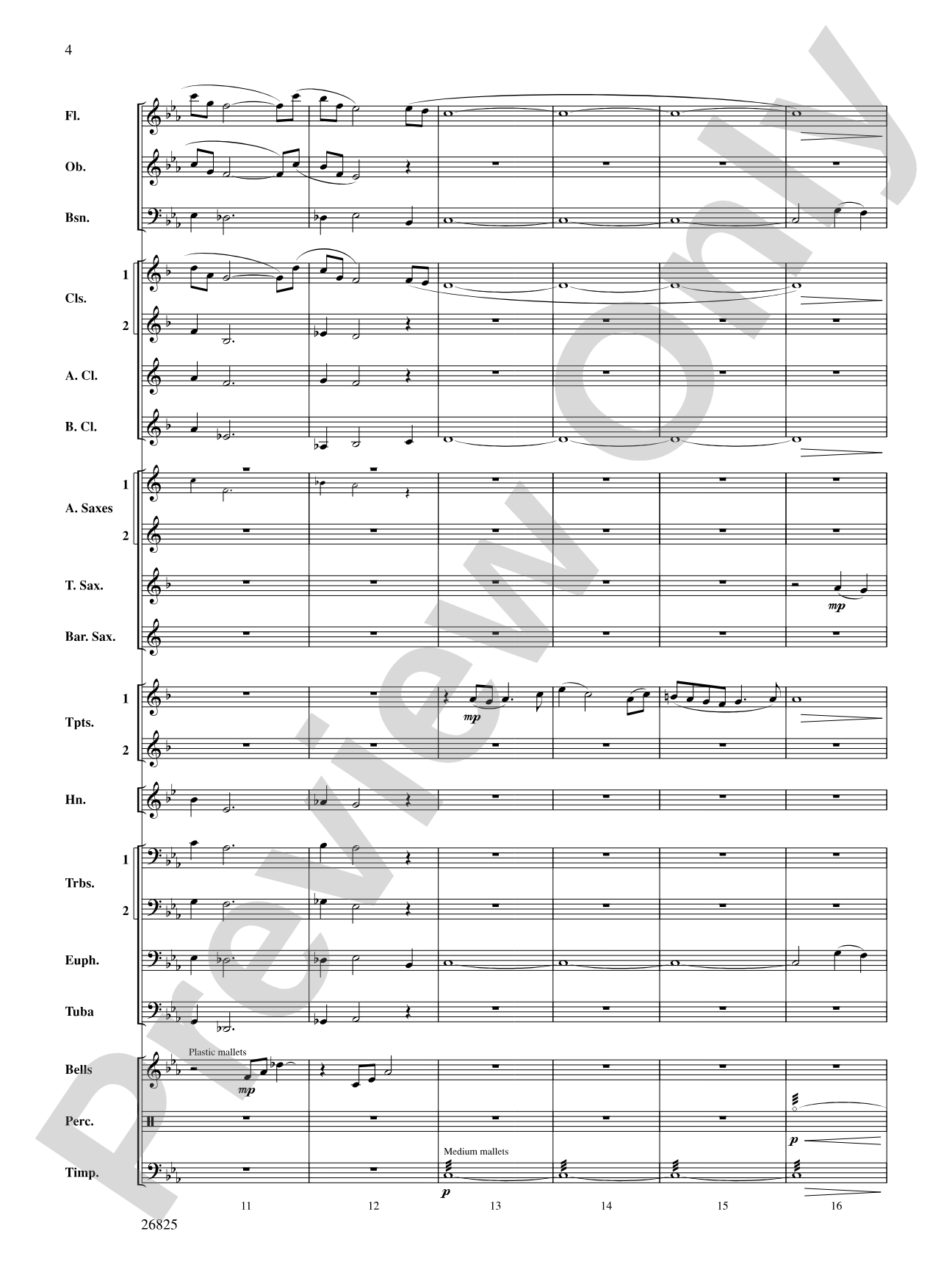 Poeme: Concert Band Conductor Score & Parts