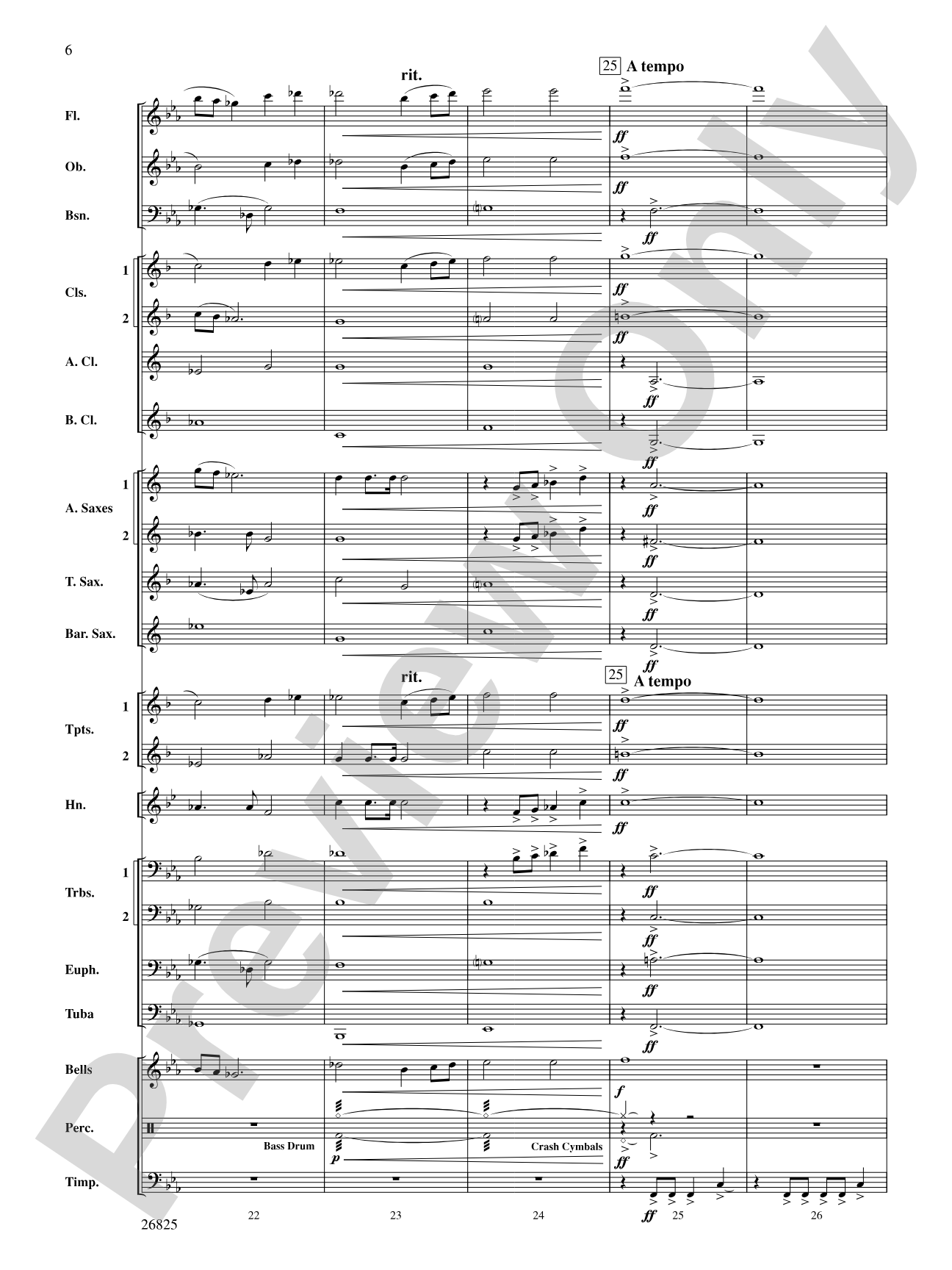 Poeme: Concert Band Conductor Score & Parts