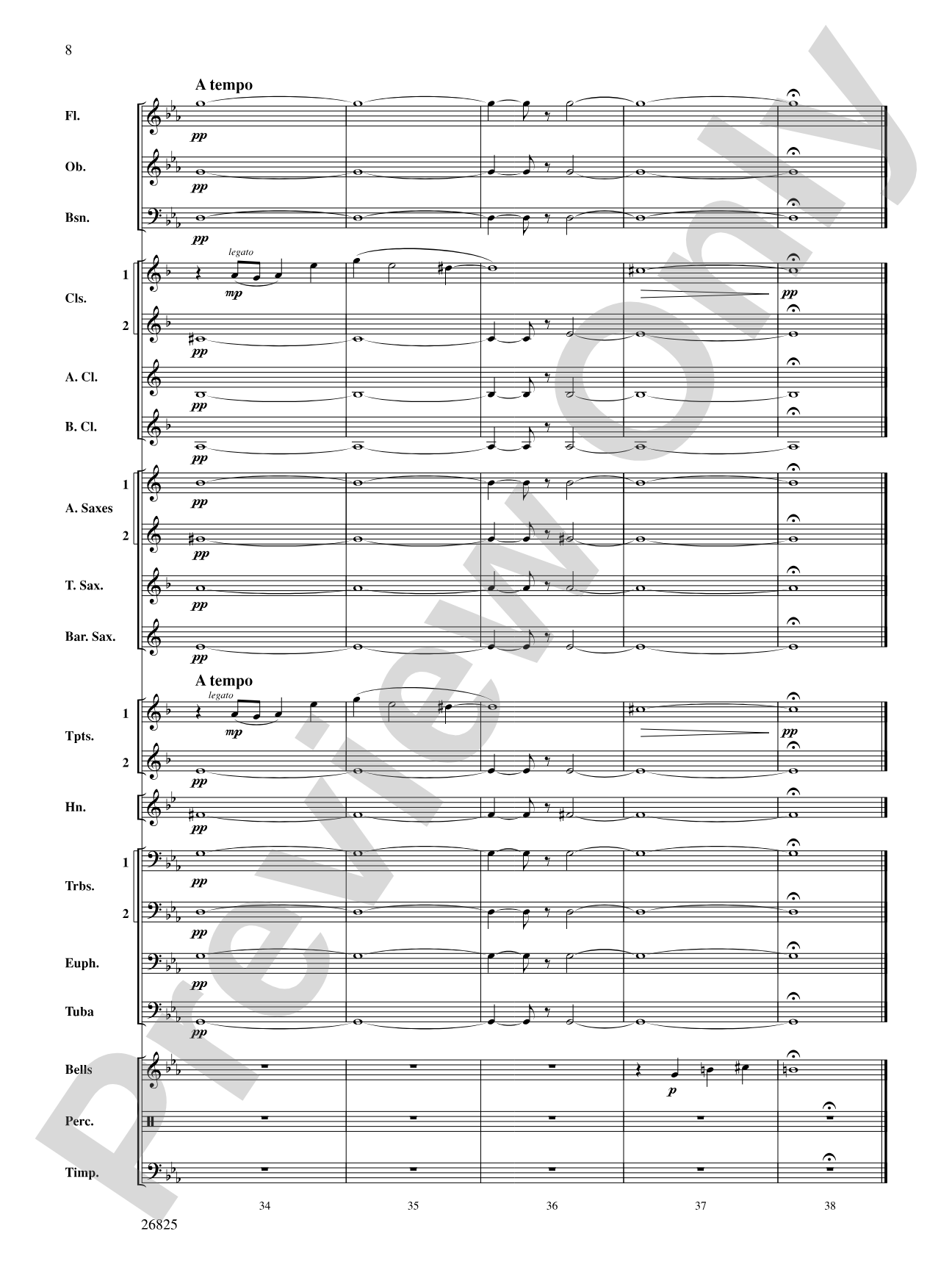 Poeme: Concert Band Conductor Score & Parts