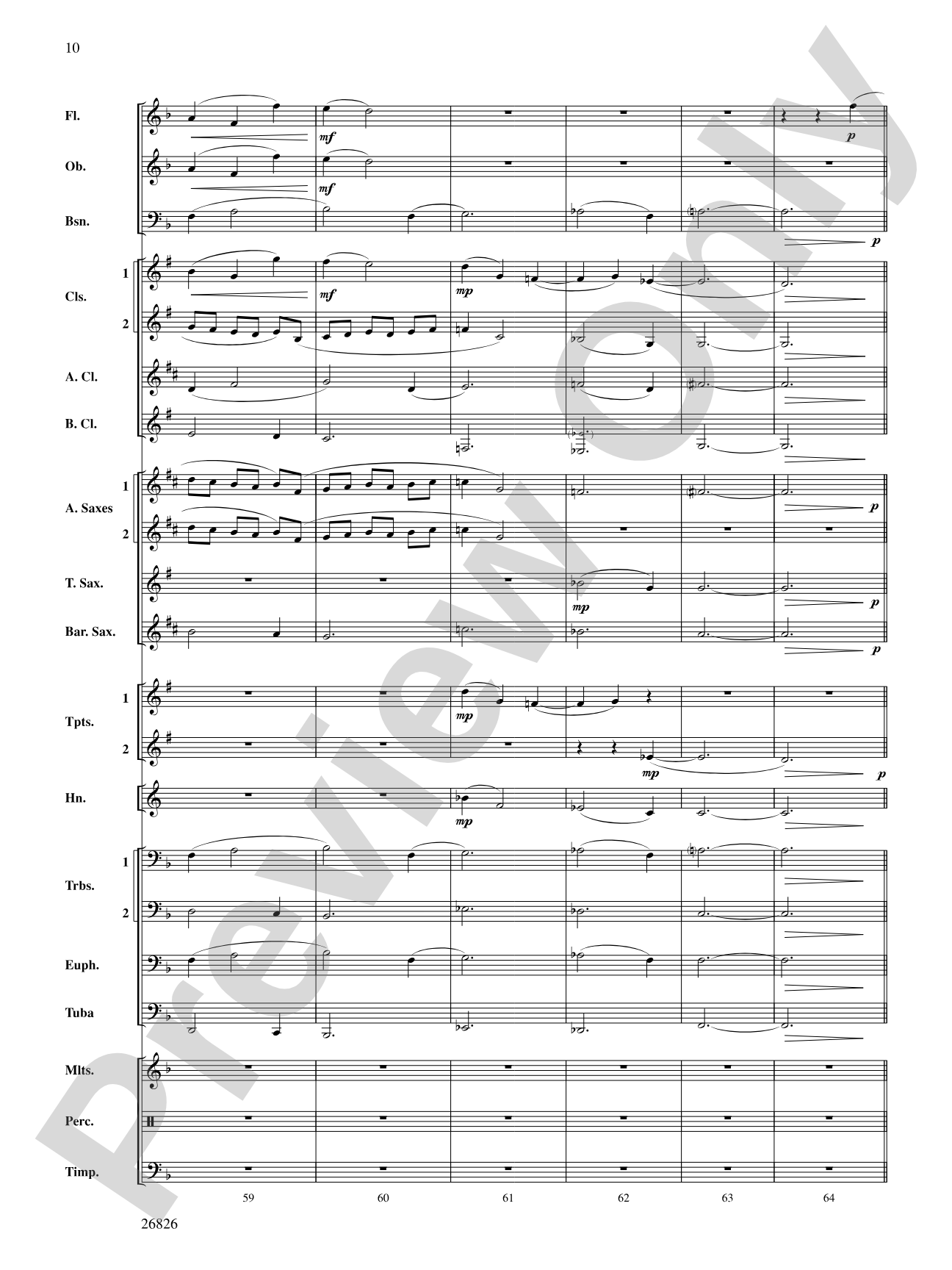 Ever More Distant: Concert Band Conductor Score & Parts