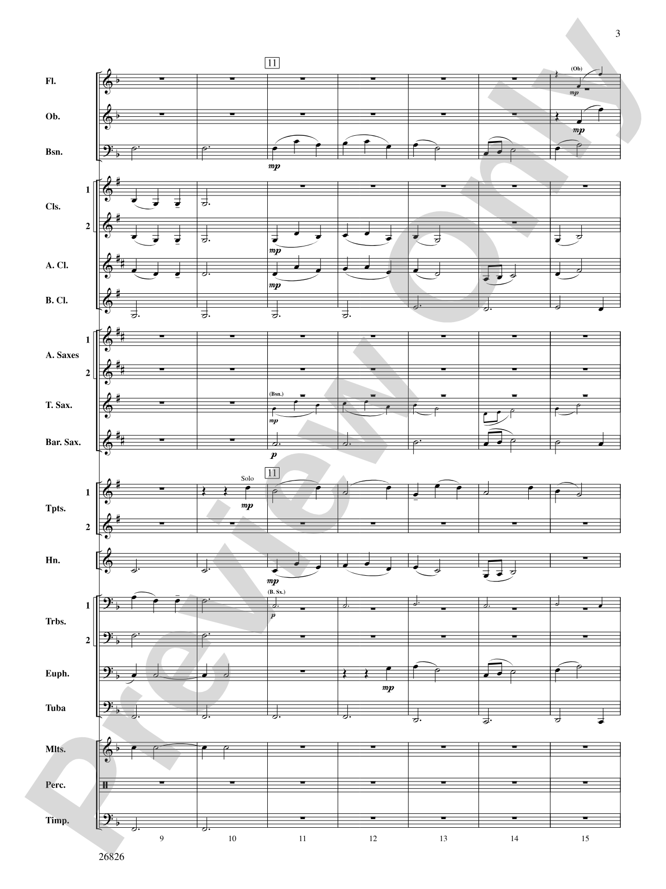 Ever More Distant: Concert Band Conductor Score & Parts
