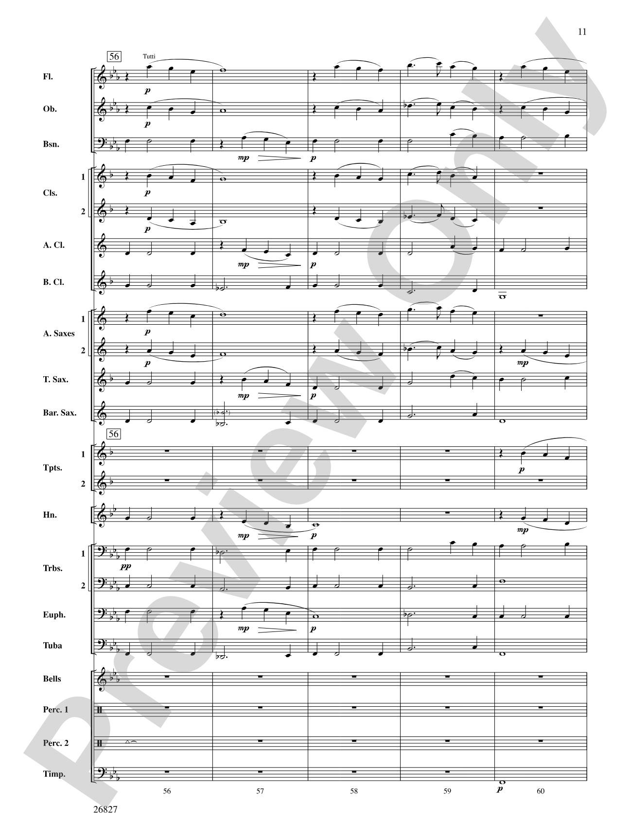 In Honor of the Fallen: Concert Band Conductor Score & Parts