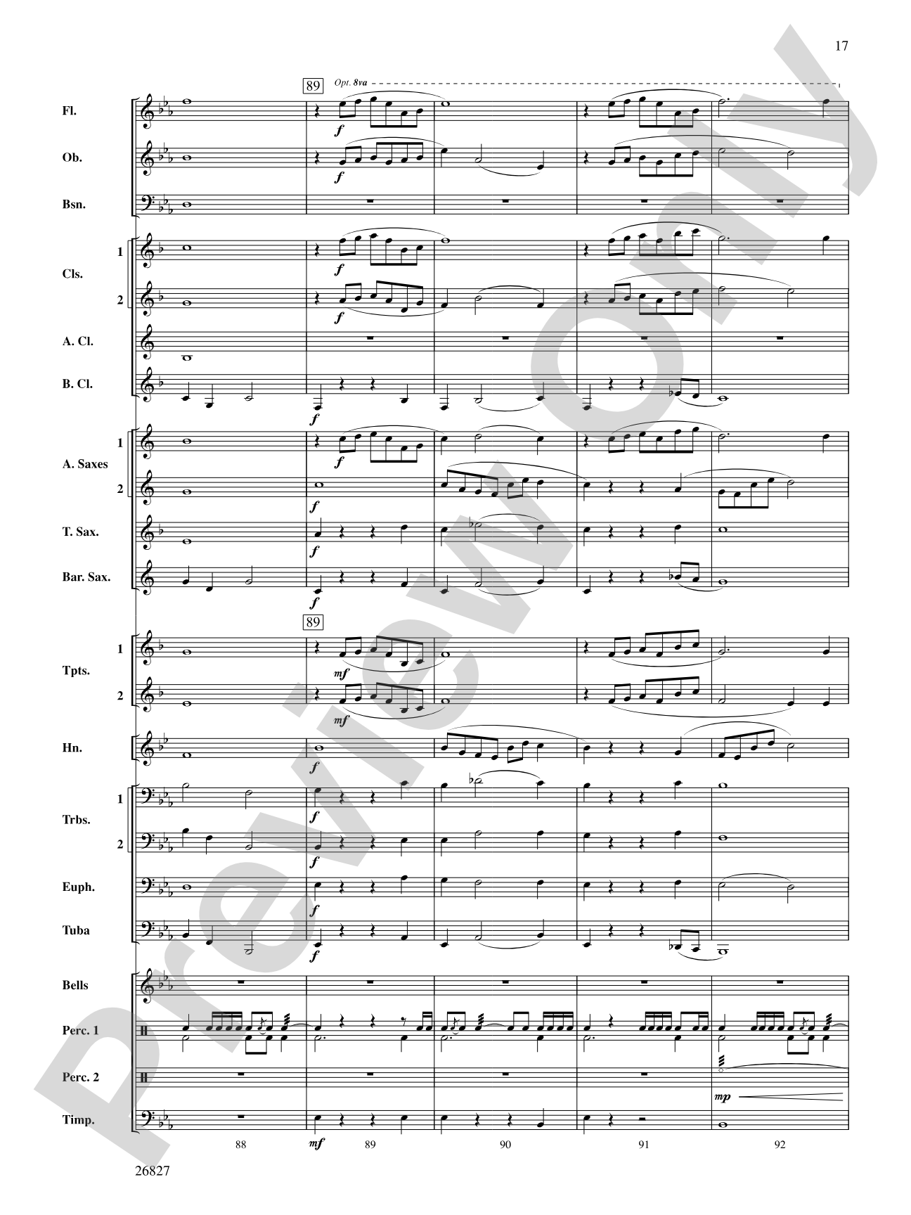 In Honor of the Fallen: Concert Band Conductor Score & Parts