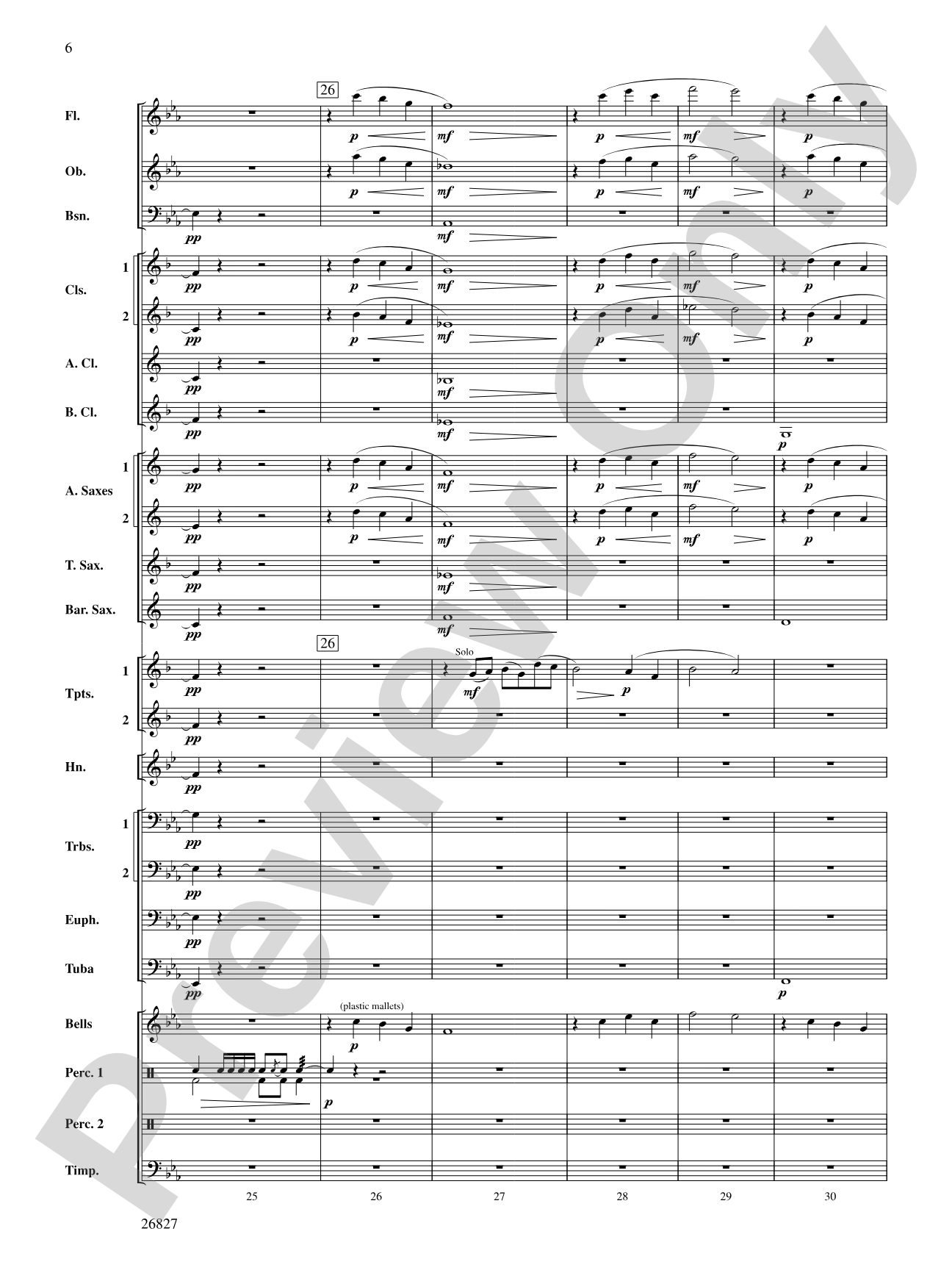 In Honor of the Fallen: Concert Band Conductor Score & Parts