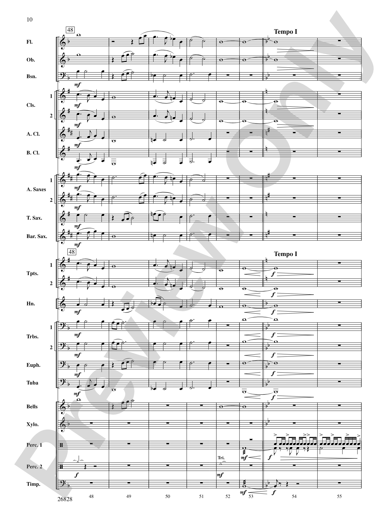 Flight of the Intrepid: Concert Band Conductor Score & Parts
