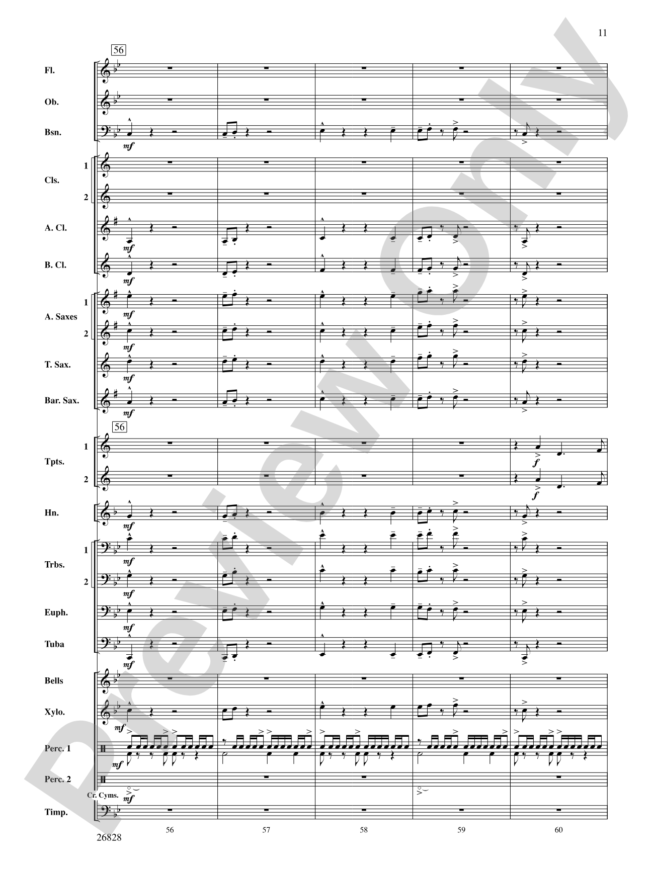 Flight of the Intrepid: Concert Band Conductor Score & Parts