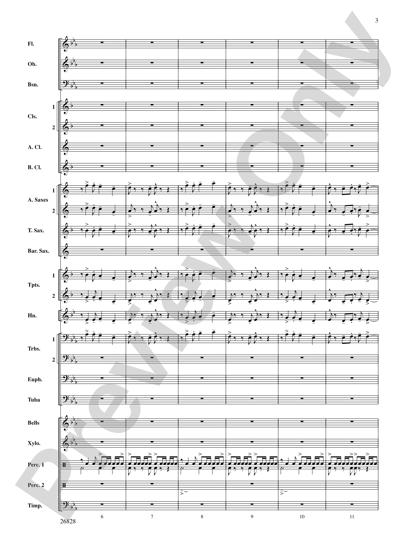 Flight of the Intrepid: Concert Band Conductor Score & Parts
