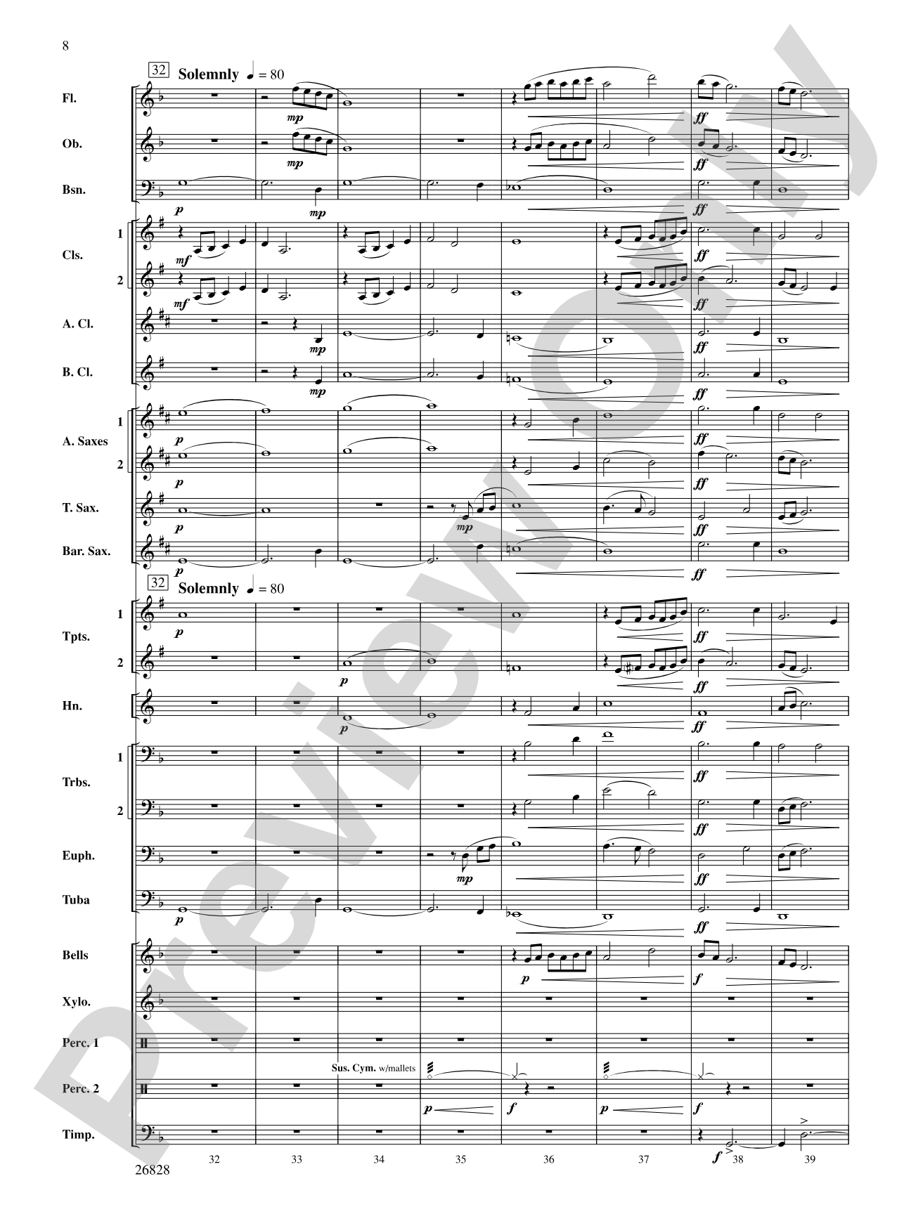 Flight of the Intrepid: Concert Band Conductor Score & Parts