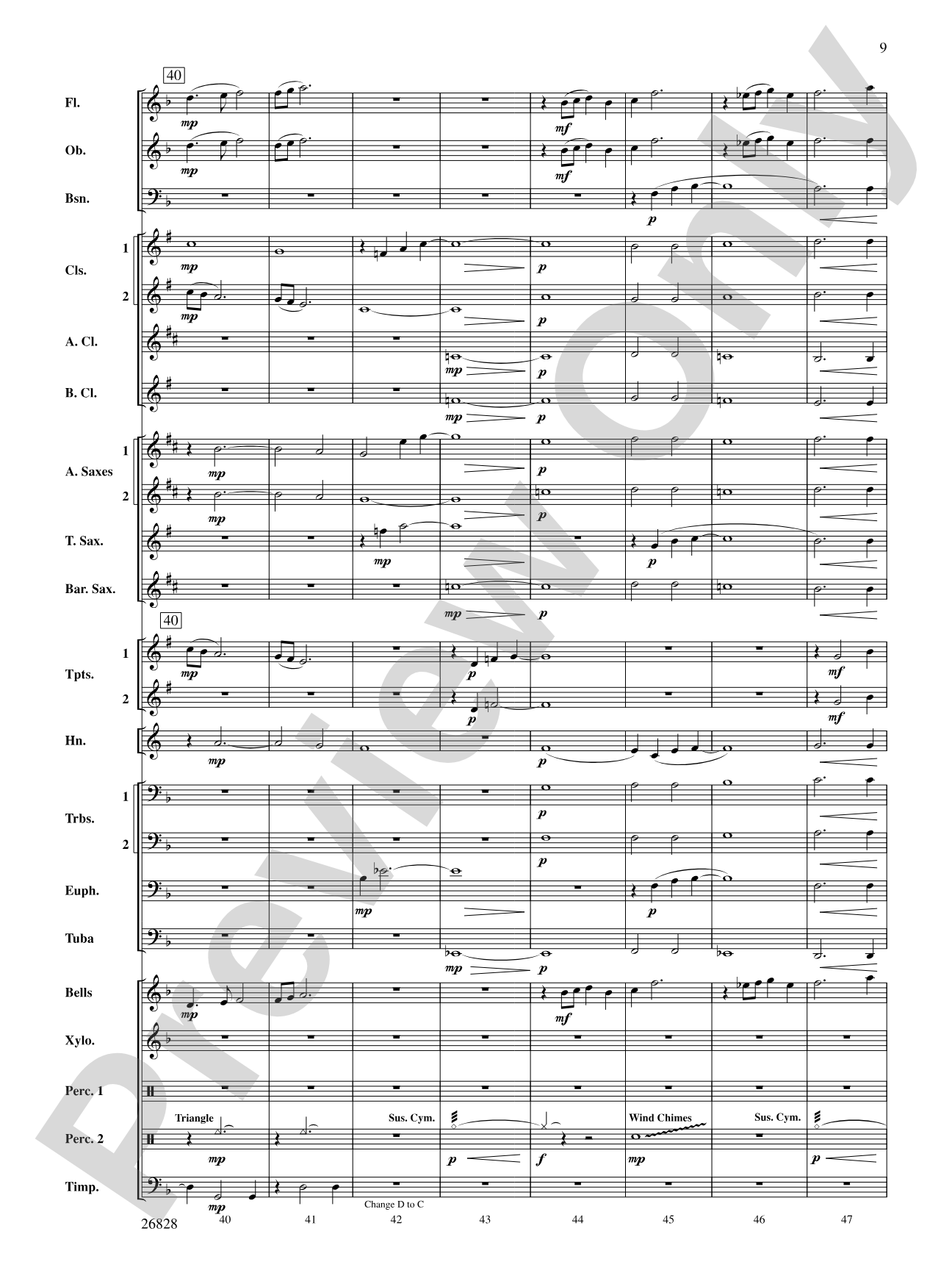 Flight of the Intrepid: Concert Band Conductor Score & Parts