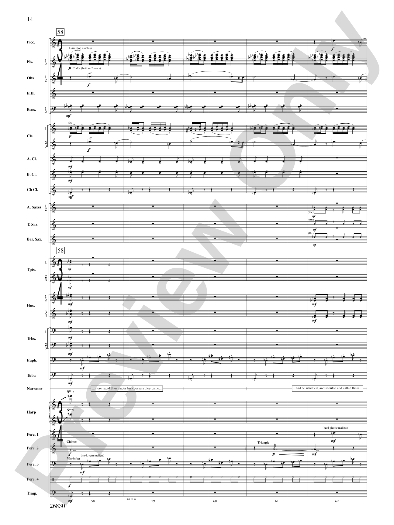 The Night Before Christmas: Concert Band Conductor Score & Parts