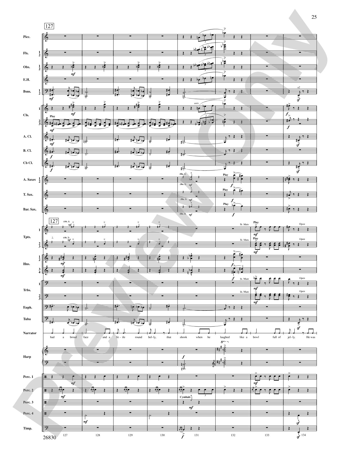 The Night Before Christmas: Concert Band Conductor Score & Parts