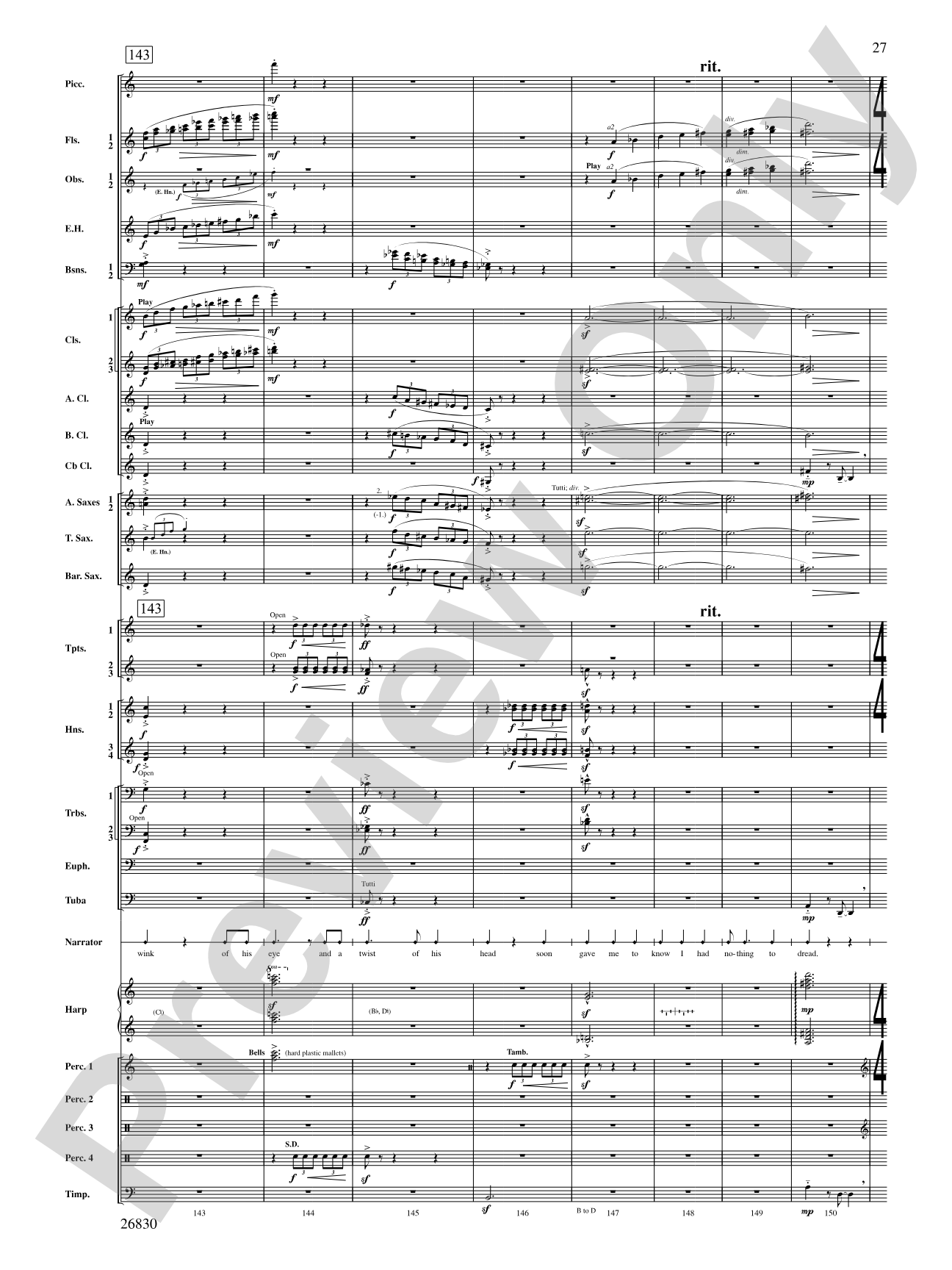 The Night Before Christmas: Concert Band Conductor Score & Parts
