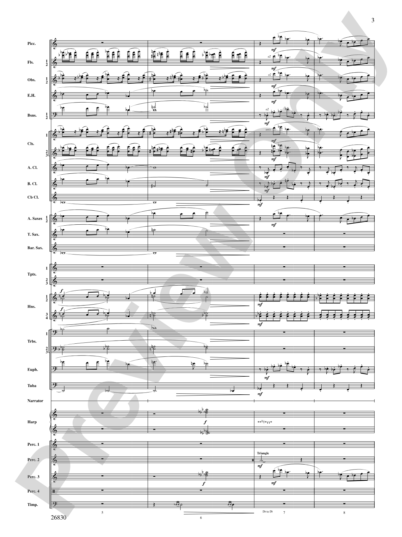 The Night Before Christmas: Concert Band Conductor Score & Parts