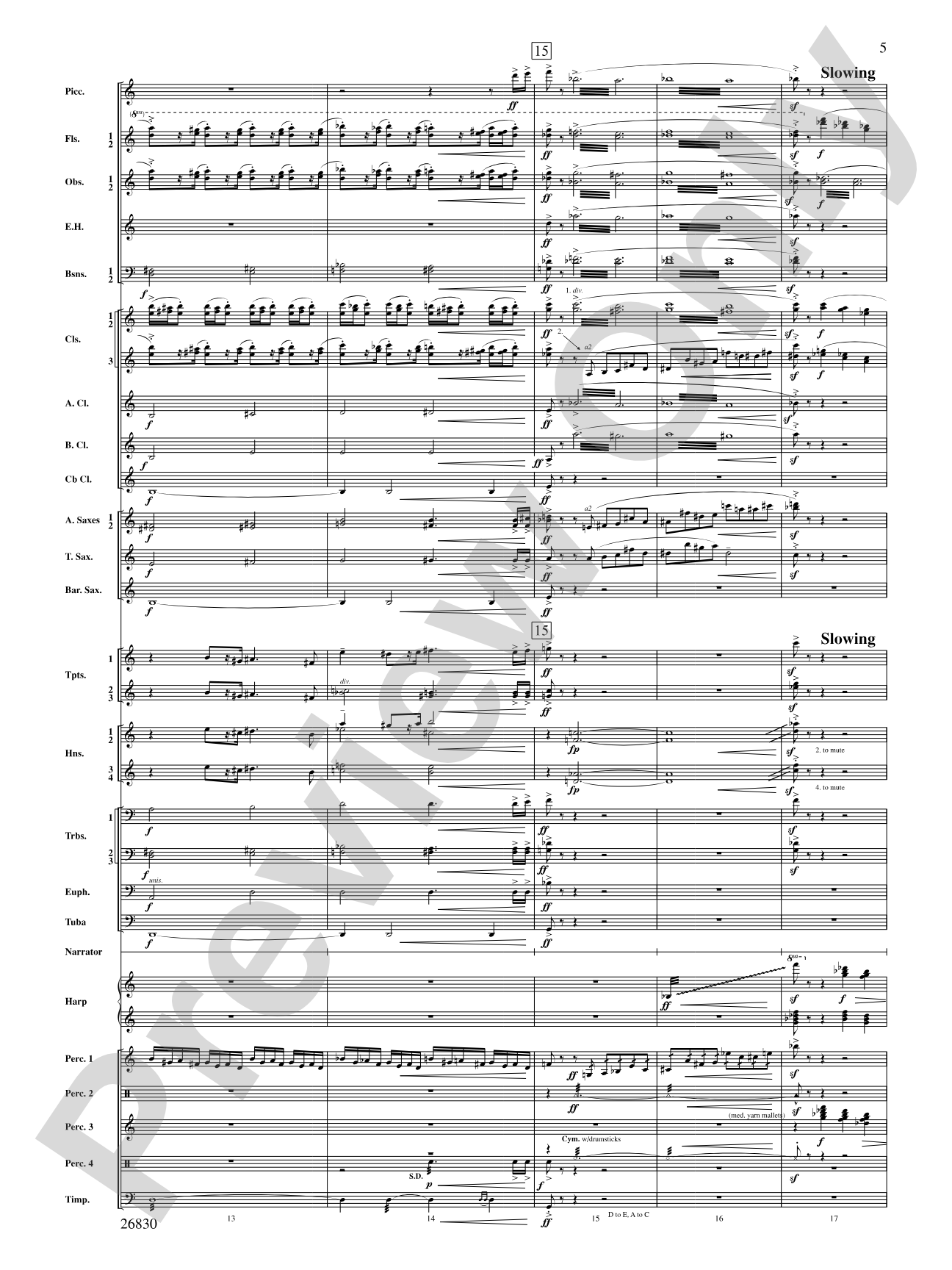 The Night Before Christmas: Concert Band Conductor Score & Parts