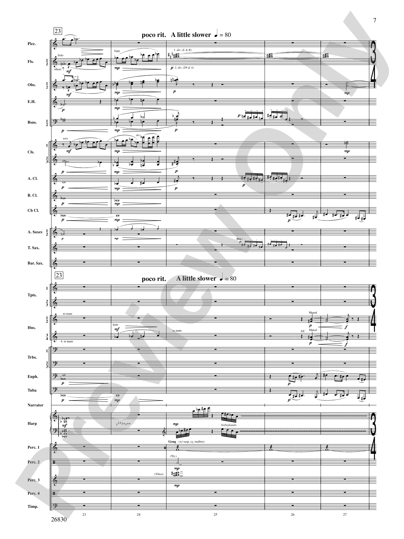 The Night Before Christmas: Concert Band Conductor Score & Parts
