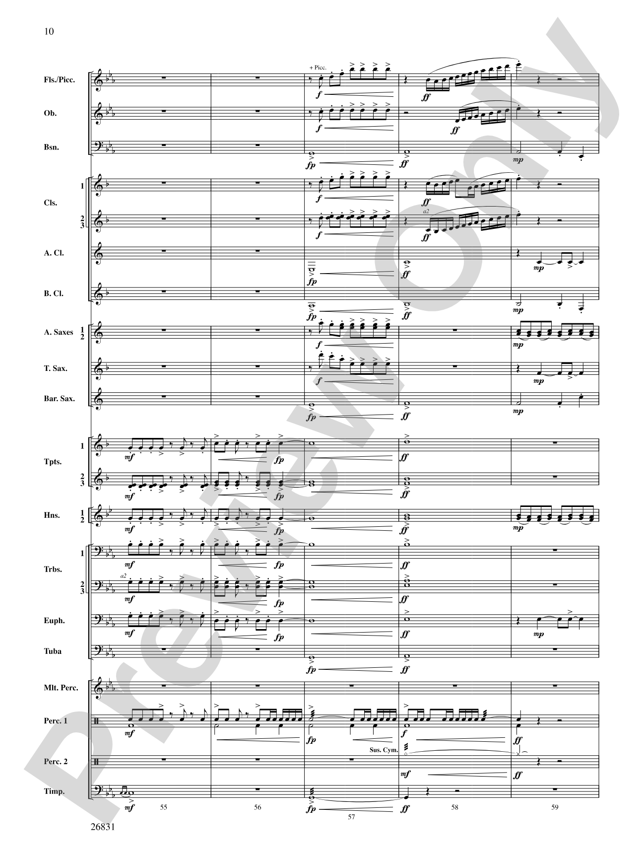 Requiem to a Land Forgotten: Concert Band Conductor Score & Parts