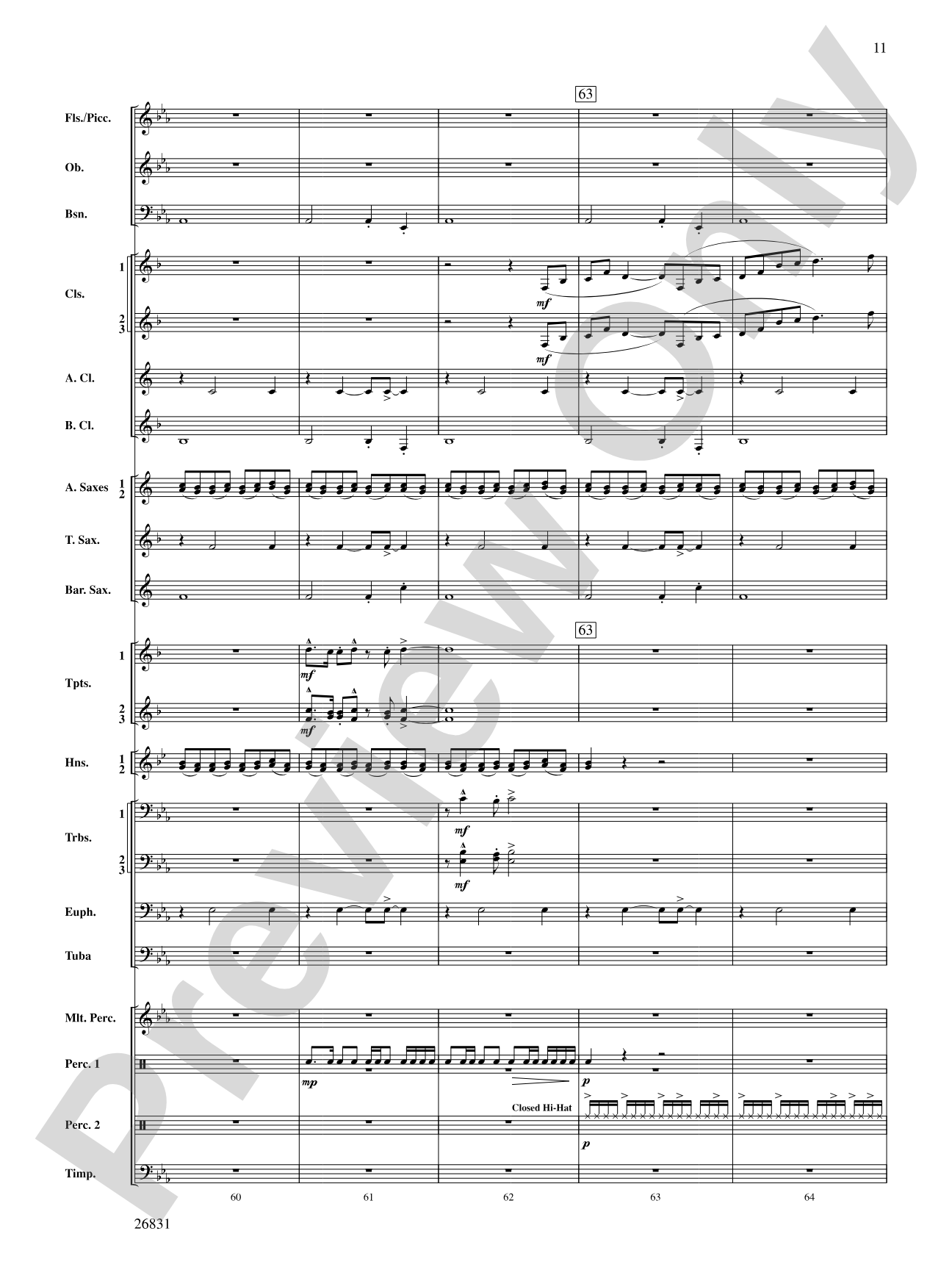 Requiem to a Land Forgotten: Concert Band Conductor Score & Parts