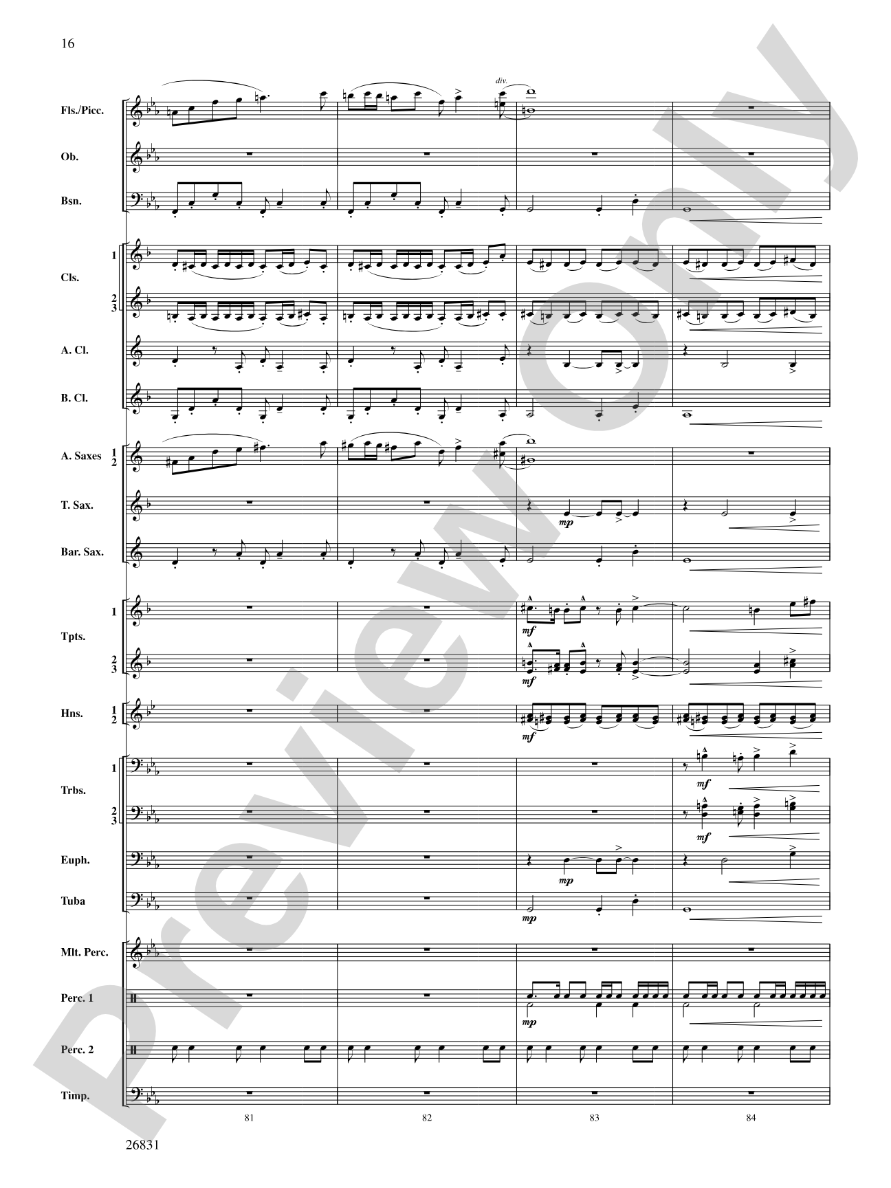 Requiem to a Land Forgotten: Concert Band Conductor Score & Parts