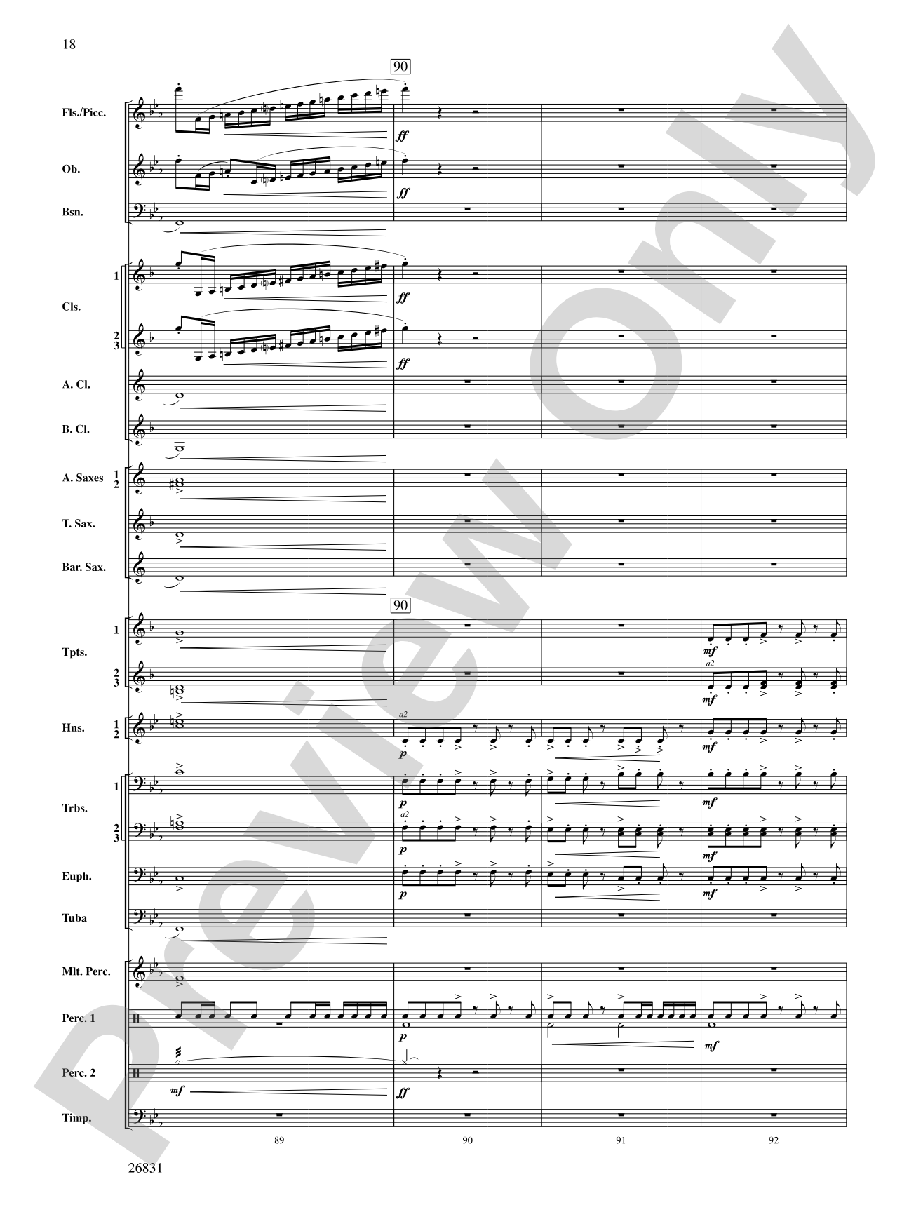 Requiem to a Land Forgotten: Concert Band Conductor Score & Parts