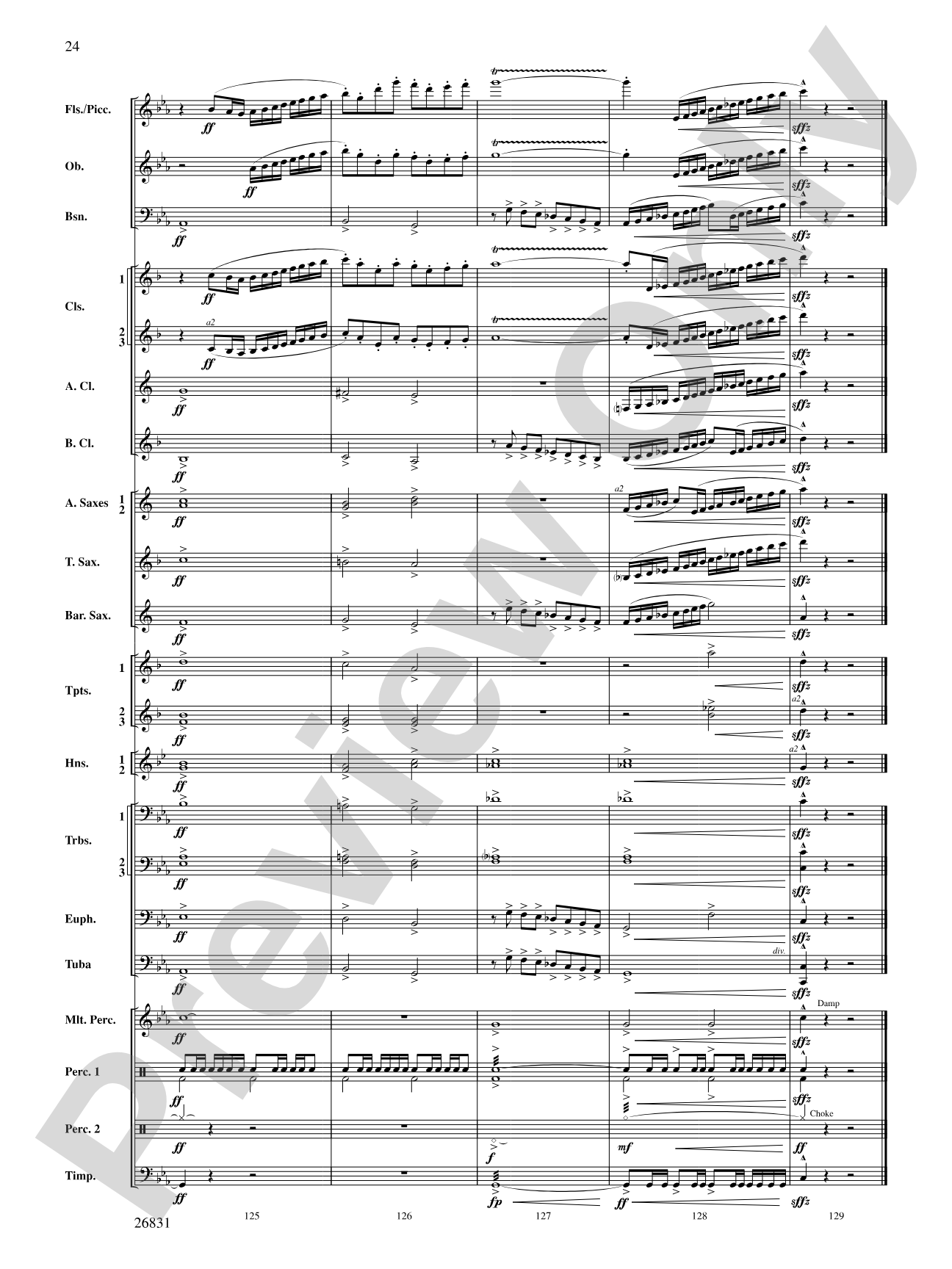 Requiem to a Land Forgotten: Concert Band Conductor Score & Parts