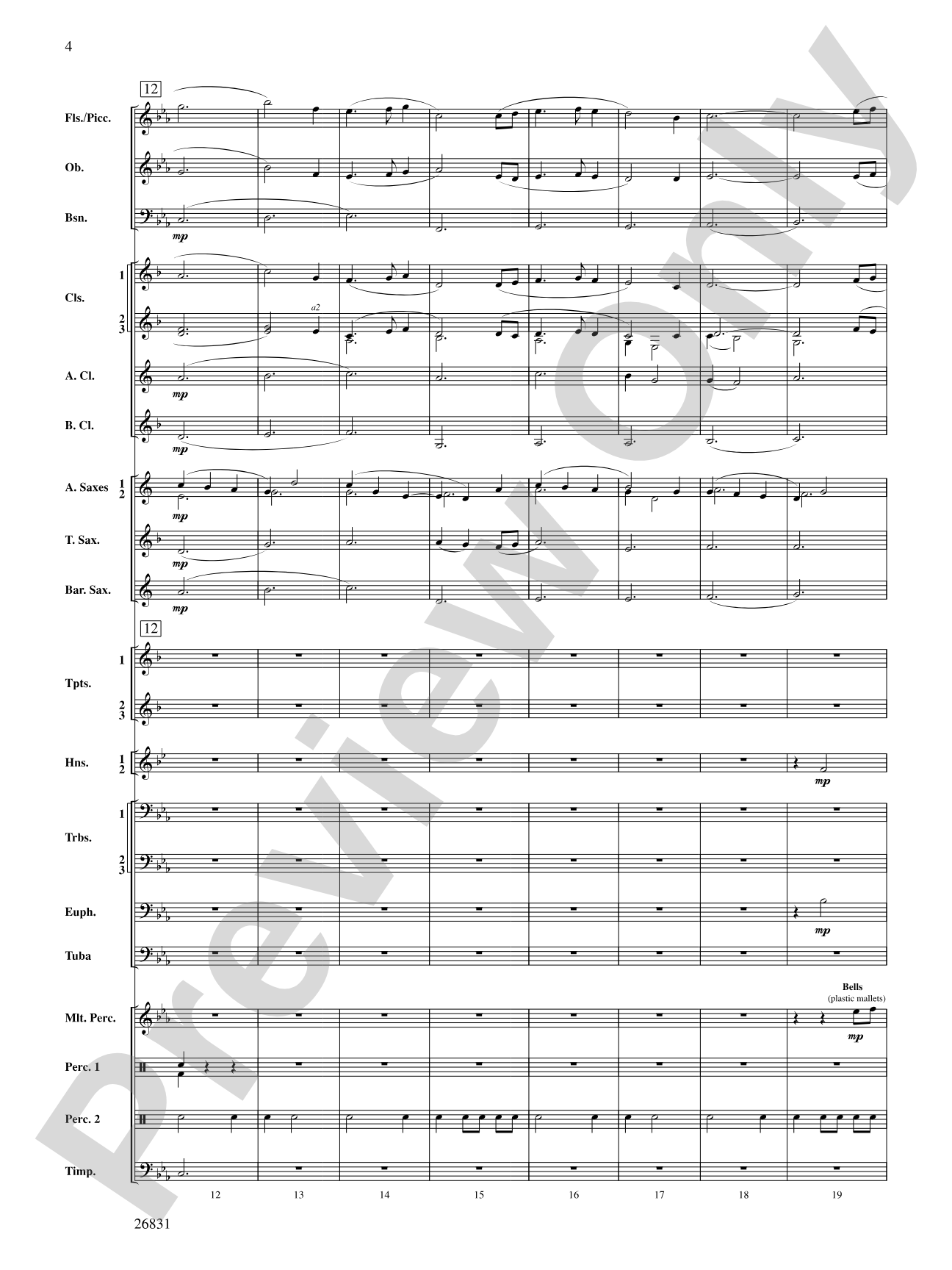 Requiem to a Land Forgotten: Concert Band Conductor Score & Parts