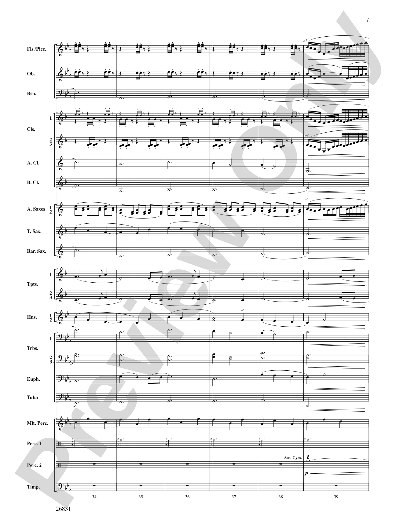 Requiem to a Land Forgotten: Concert Band Conductor Score & Parts