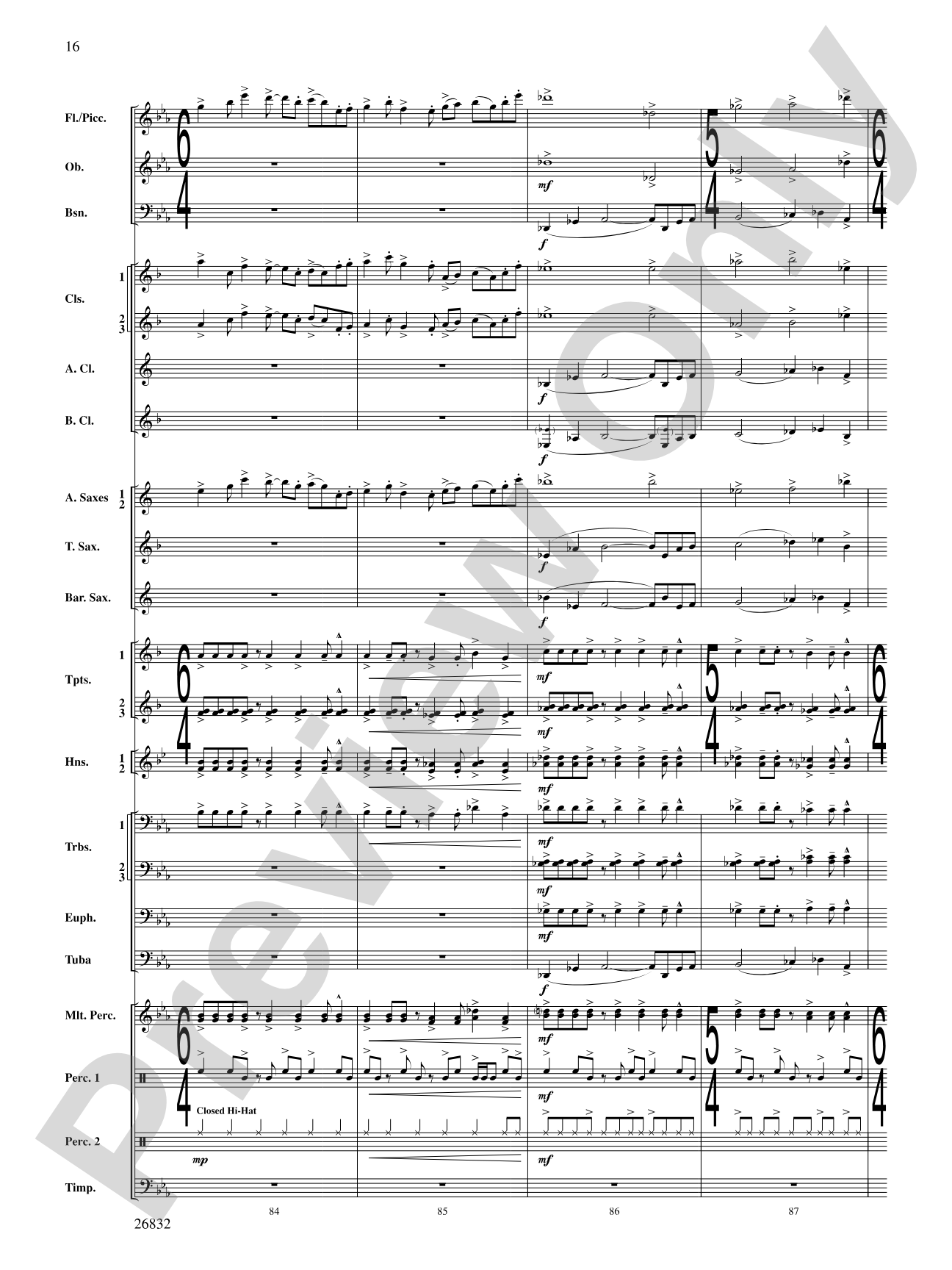 Charleston Harbor Celebration: Concert Band Conductor Score & Parts